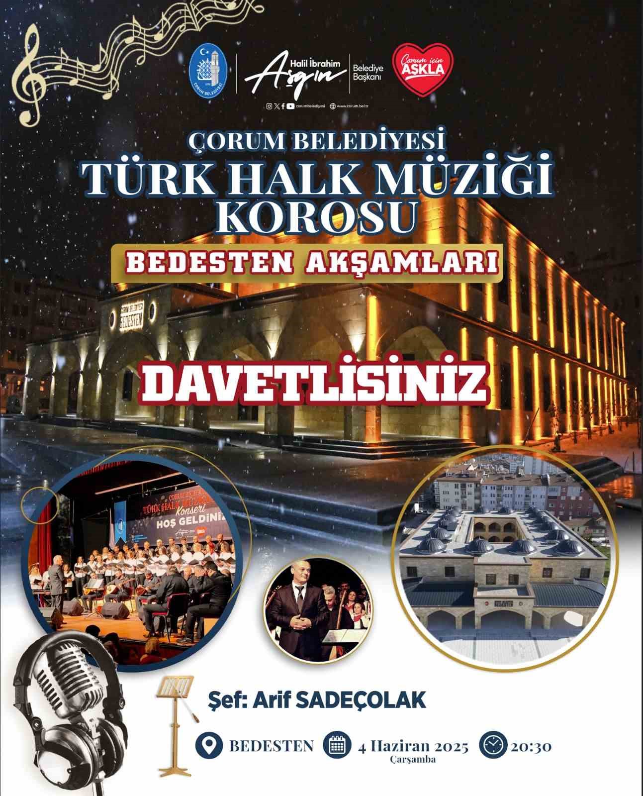 Bedesten&rsquo;de t&uuml;rk&uuml;lerle dolu gece
