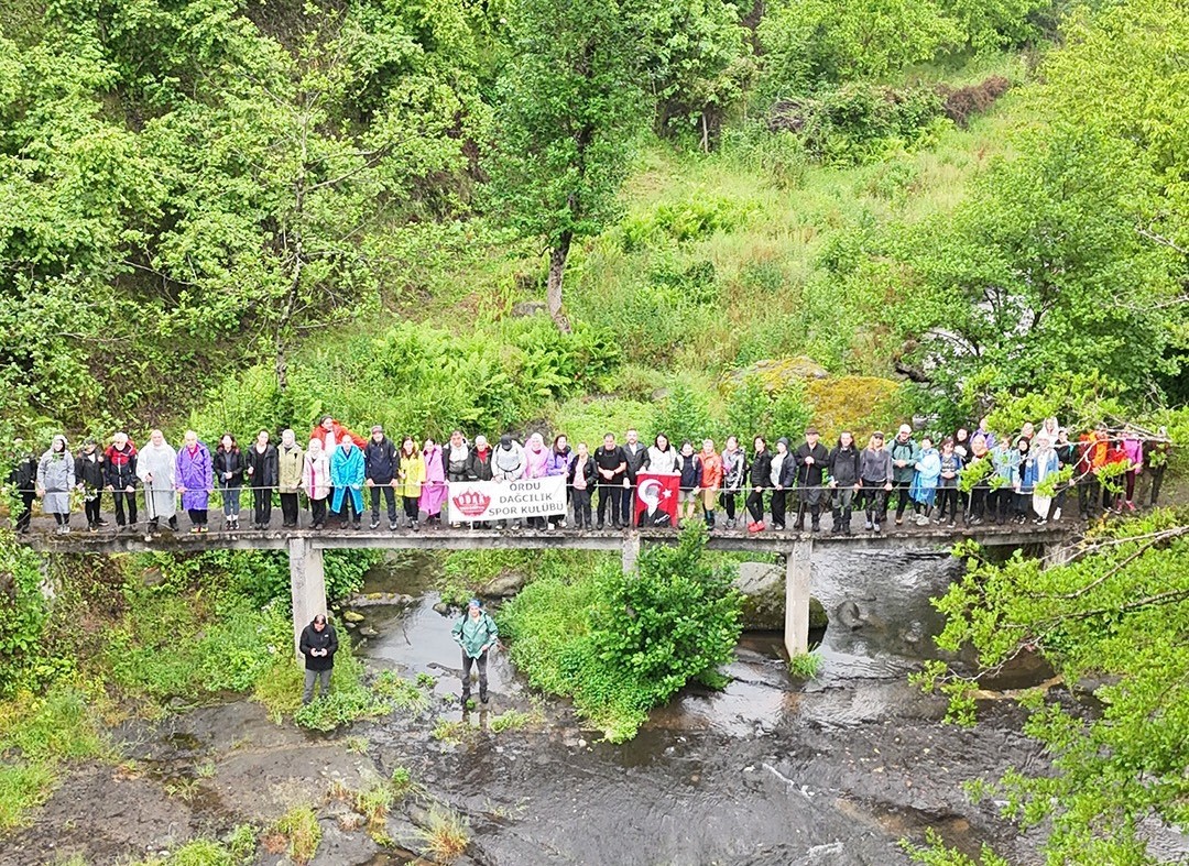 Ordu’da 62 dağcı, doğa yürüyüşü gerçekleştirdi