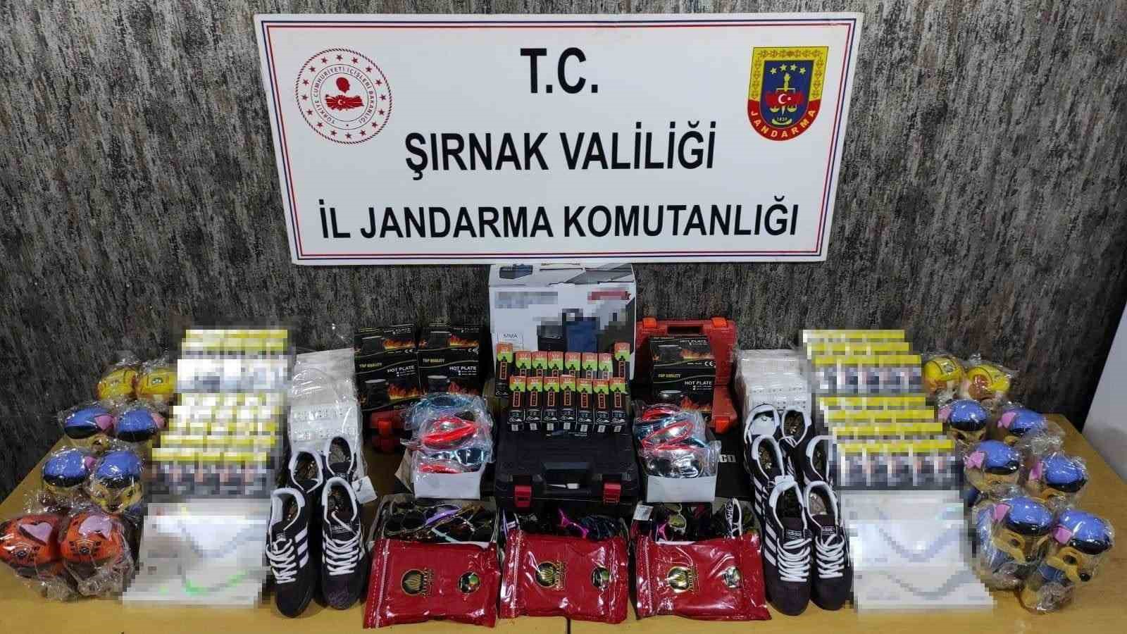Şırnak’ta 5 milyon lira değerinde gümrük kaçağı ürün ele geçirildi
