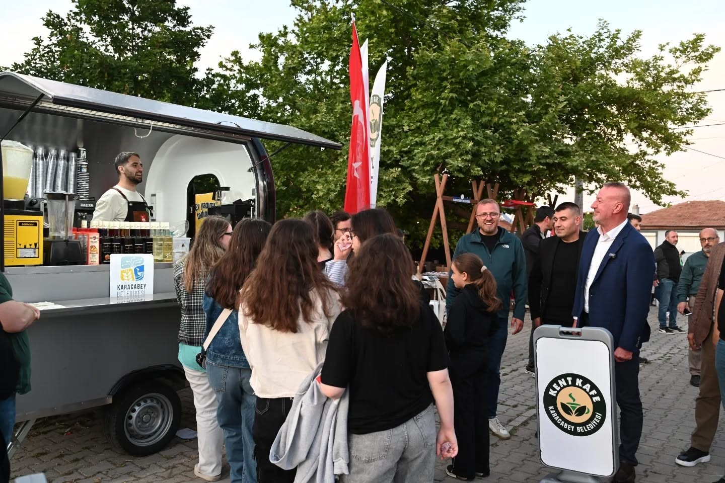 Gezici kafeye b&uuml;y&uuml;k ilgi
