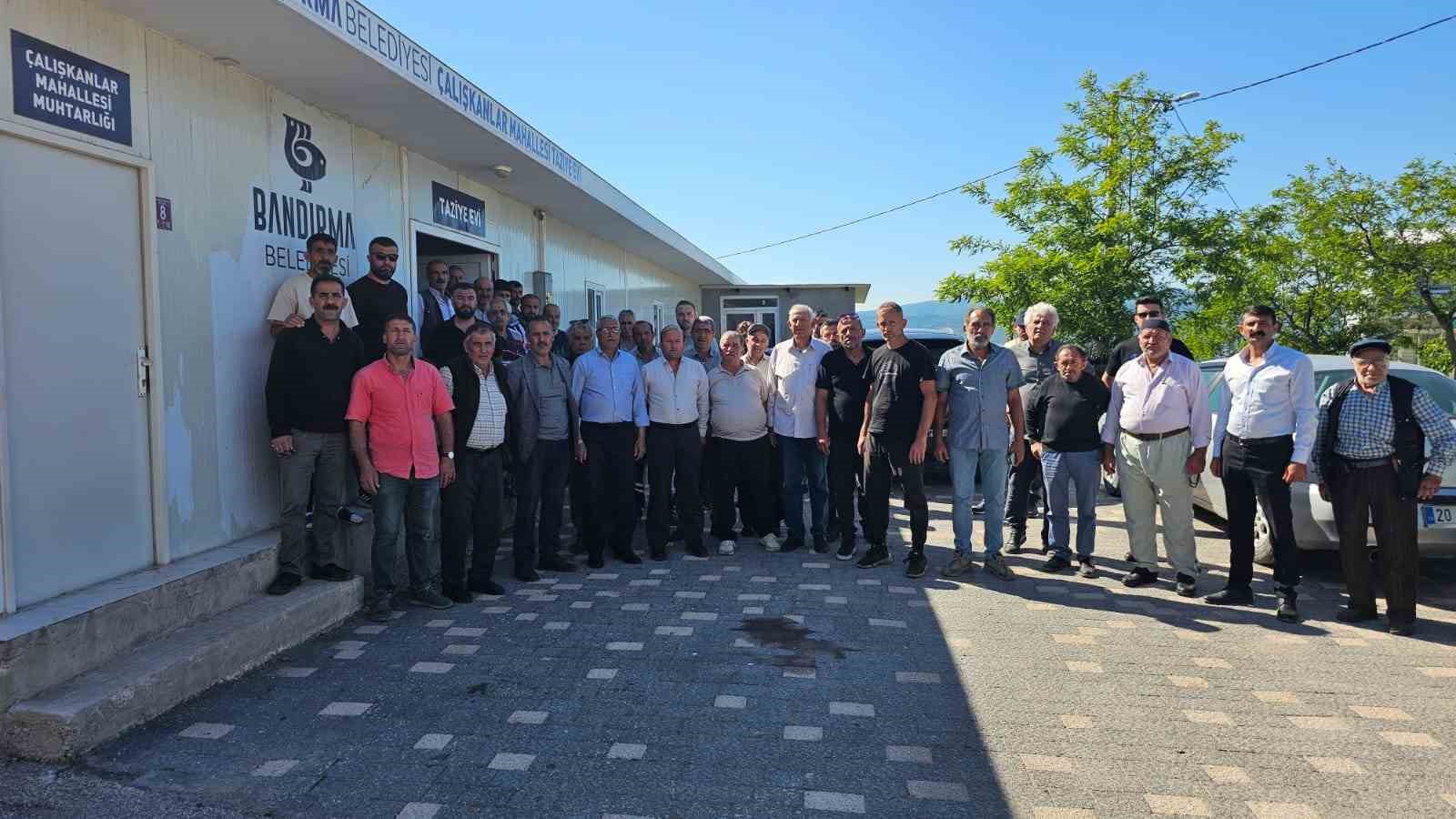 Çalışkanlar Mahallesi’nde Eti Maden’in atık sahası talebi vatandaşları isyan ettirdi