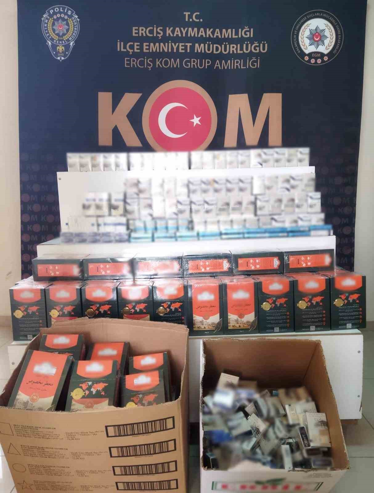 Van&rsquo;da g&uuml;mr&uuml;k ka&ccedil;ak&ccedil;ılığı operasyonu
