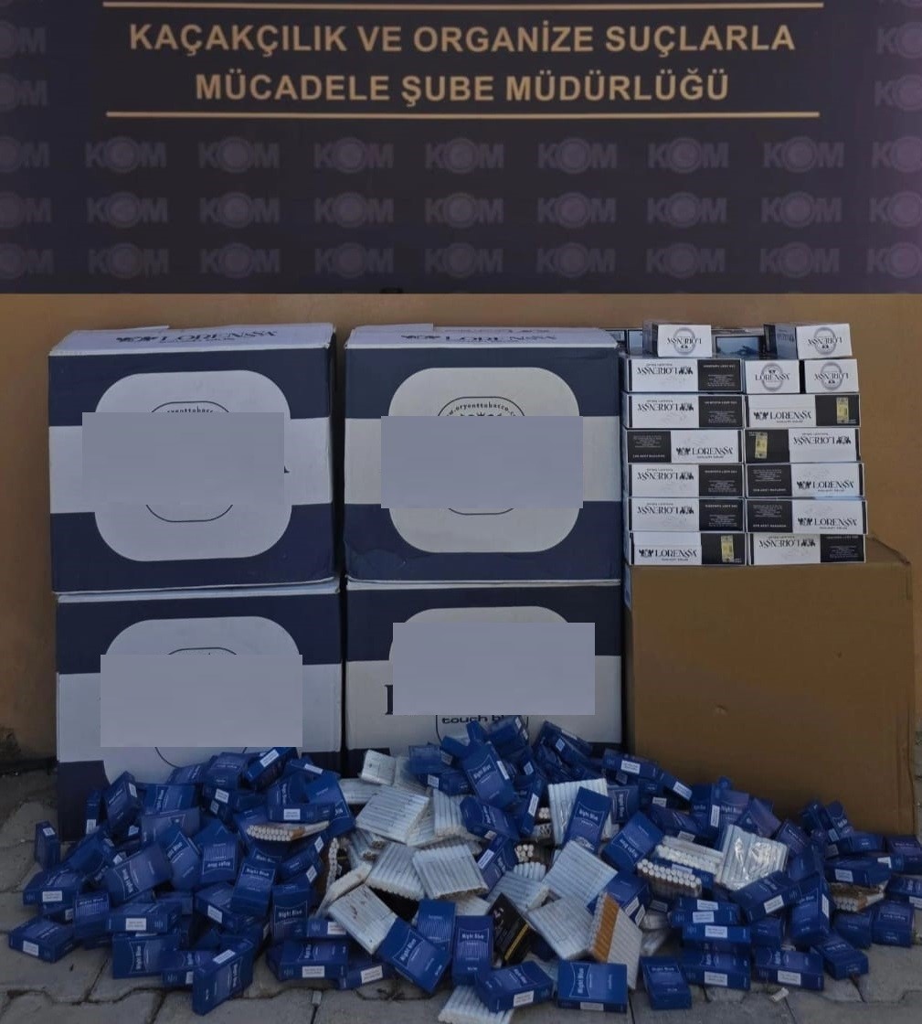 Anamur’da 66 bin adet kaçak makaron ele geçirildi