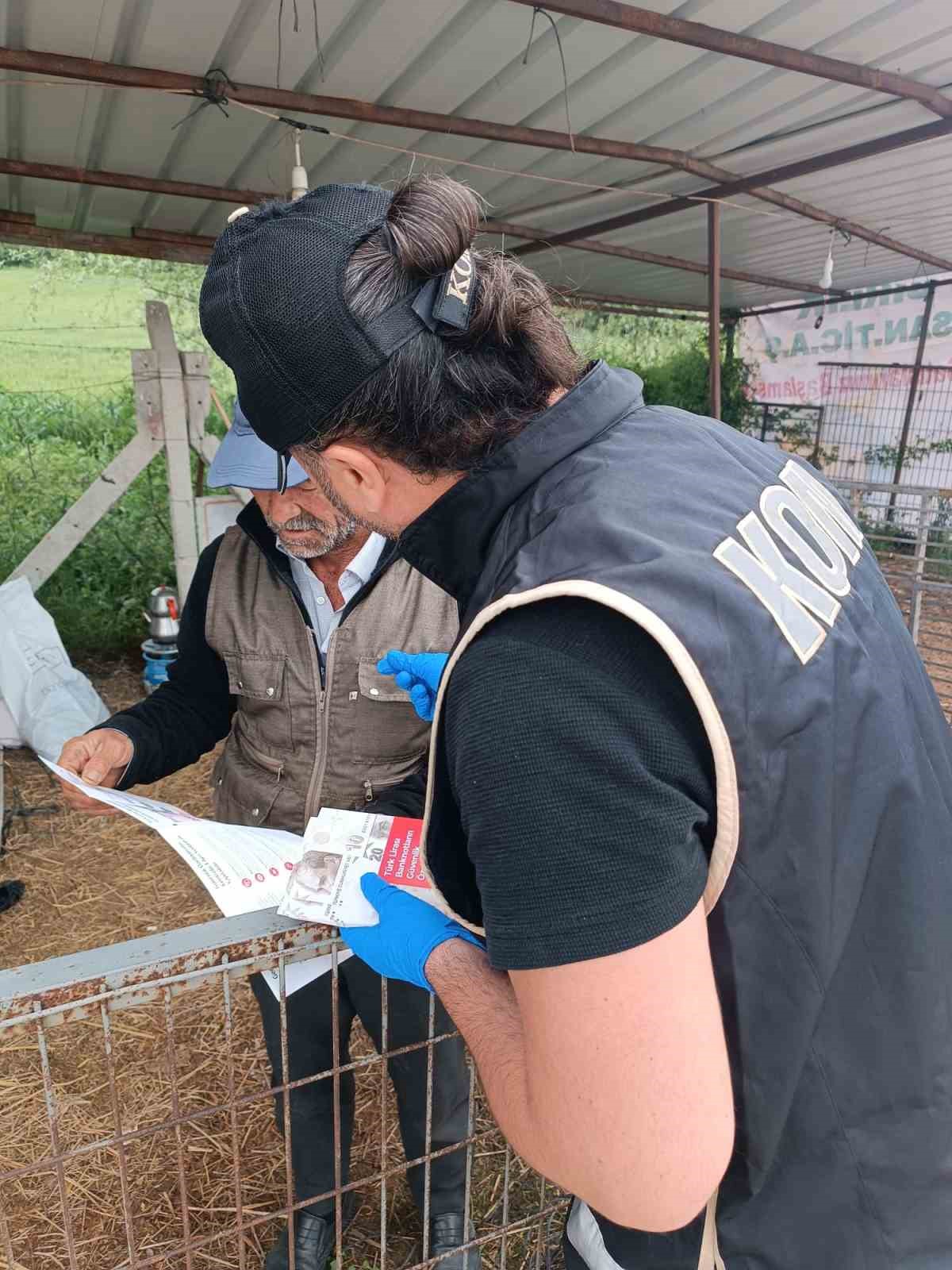Kurban pazarında sahte para uyarısı
