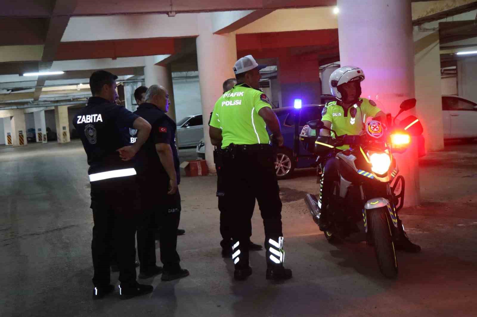 Nazilli’de zabıtadan otopark denetimi