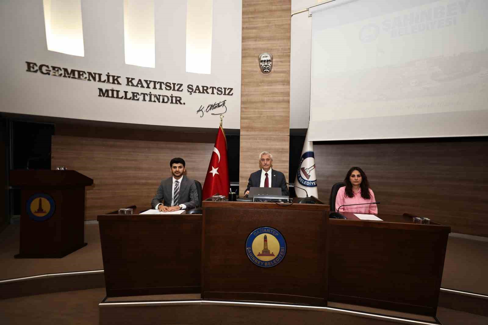 Şahinbey Belediyesi Haziran ayı meclis toplantısı yapıldı