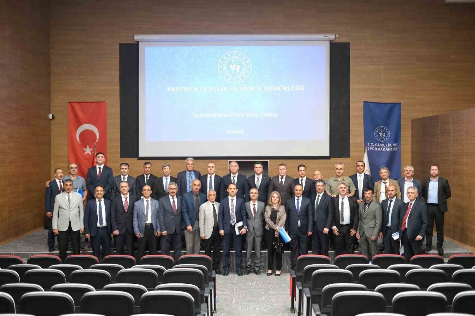 Gençlik ve Spor İl Müdürlüğü İl koordinasyon toplantısı yapıldı