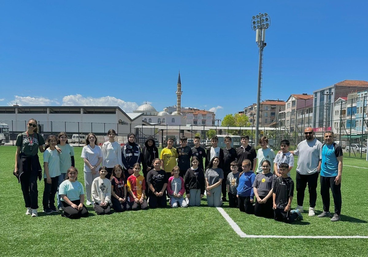 Bafralı öğrenciler Avrupa’yla spor köprüsü kurdu
