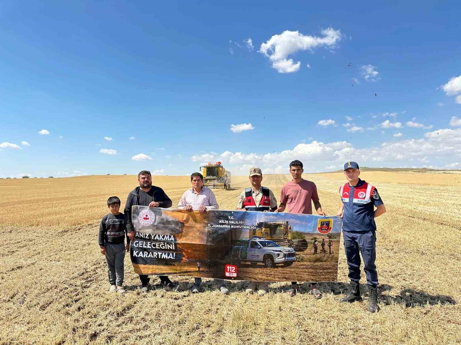 Jandarmadan çiftçiye anız uyarısı