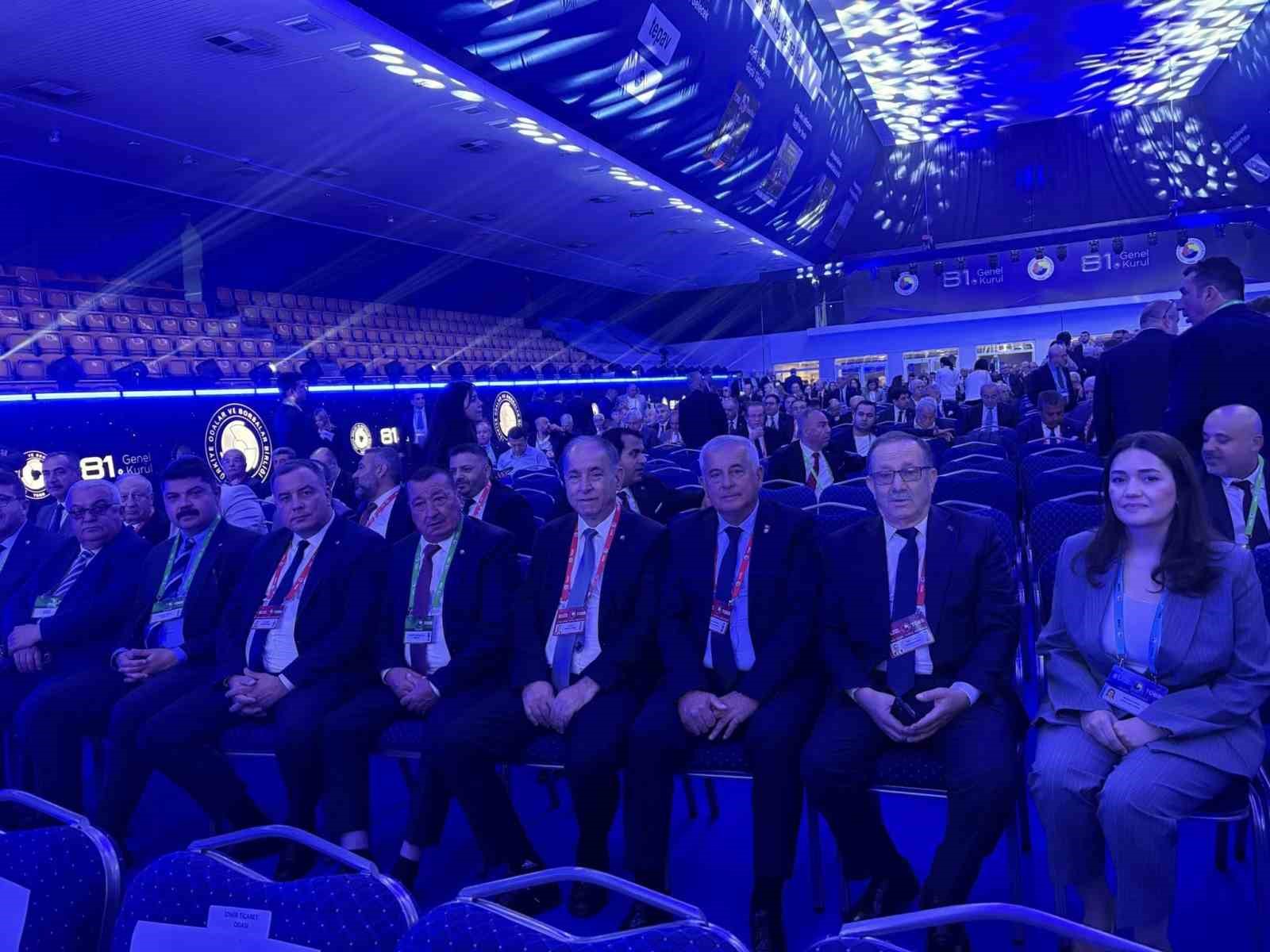 Aydın Ticaret Borsası, TOBB 81. Genel Kurulu&rsquo;na katılım sağladı
