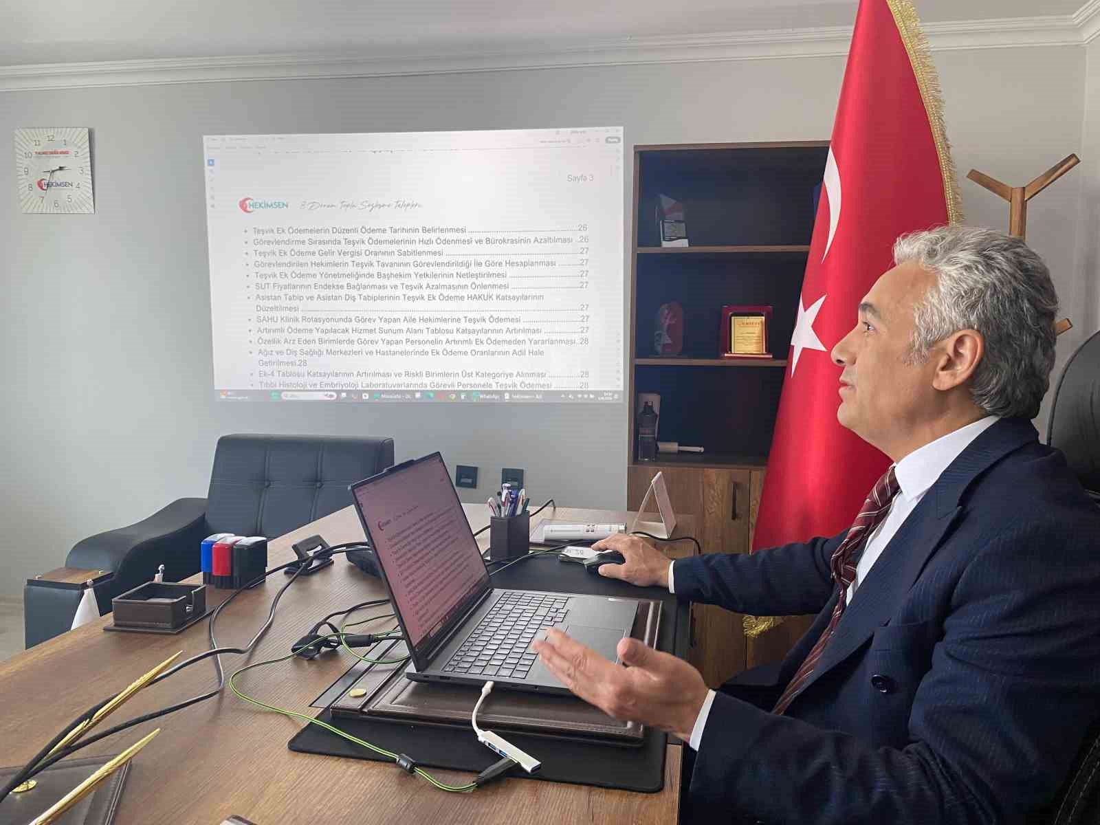 HEKİMSEN&rsquo;den 178 maddelik talep dosyası
