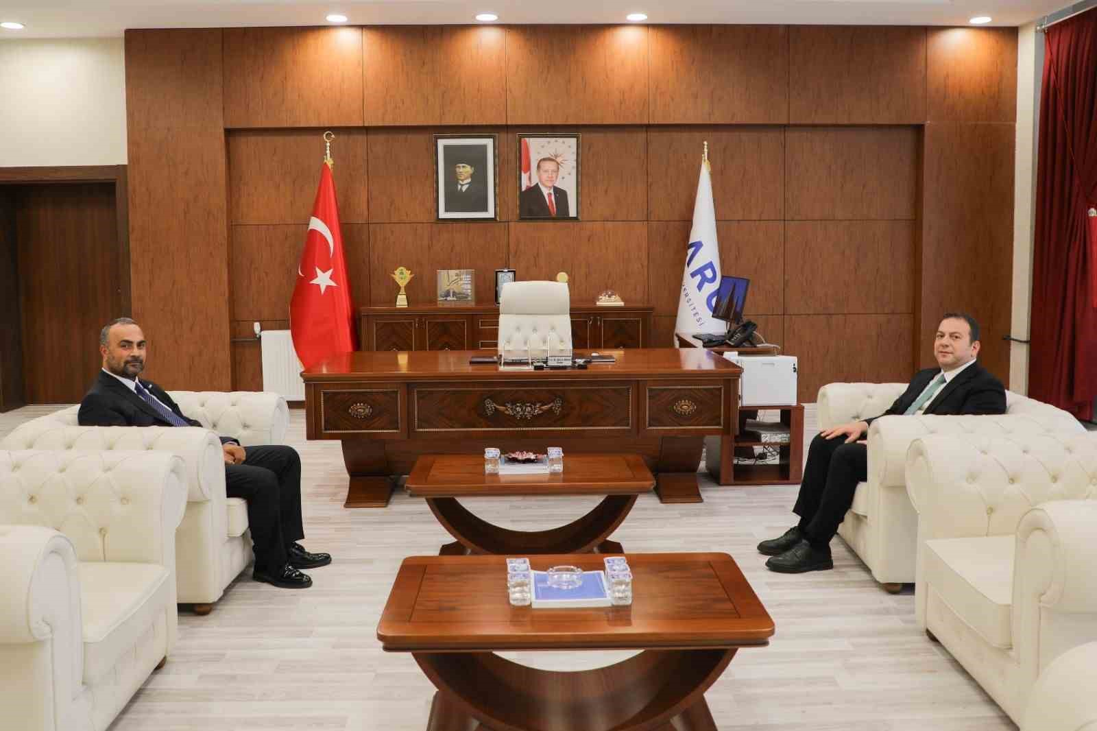 Başsavcı  Şahin’den Rektör Akkaya’ya hayırlı olsun ziyareti