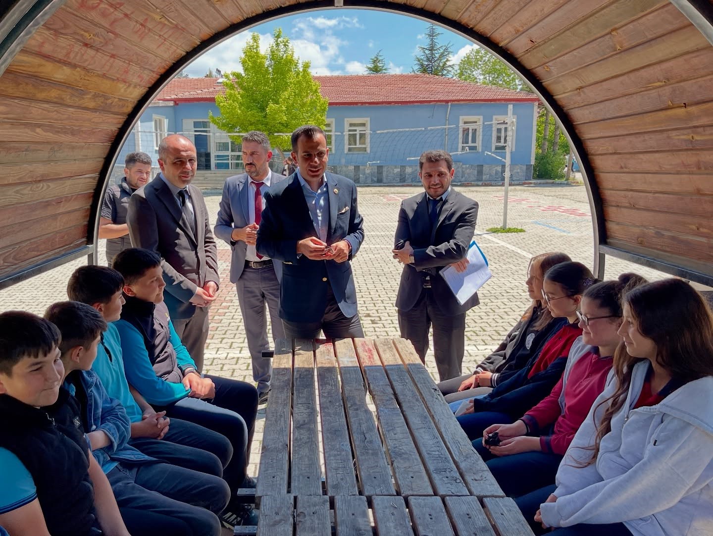 Kaymakam Aslan öğrenciler ile bir araya geldi