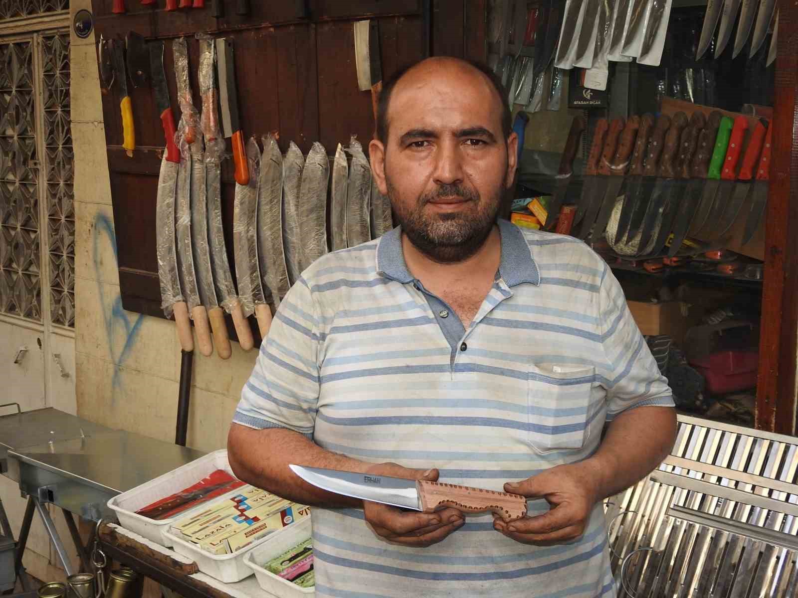 Gaziantep’te bıçakçıların "Kurban Bayramı" mesaileri yoğunlaştı
