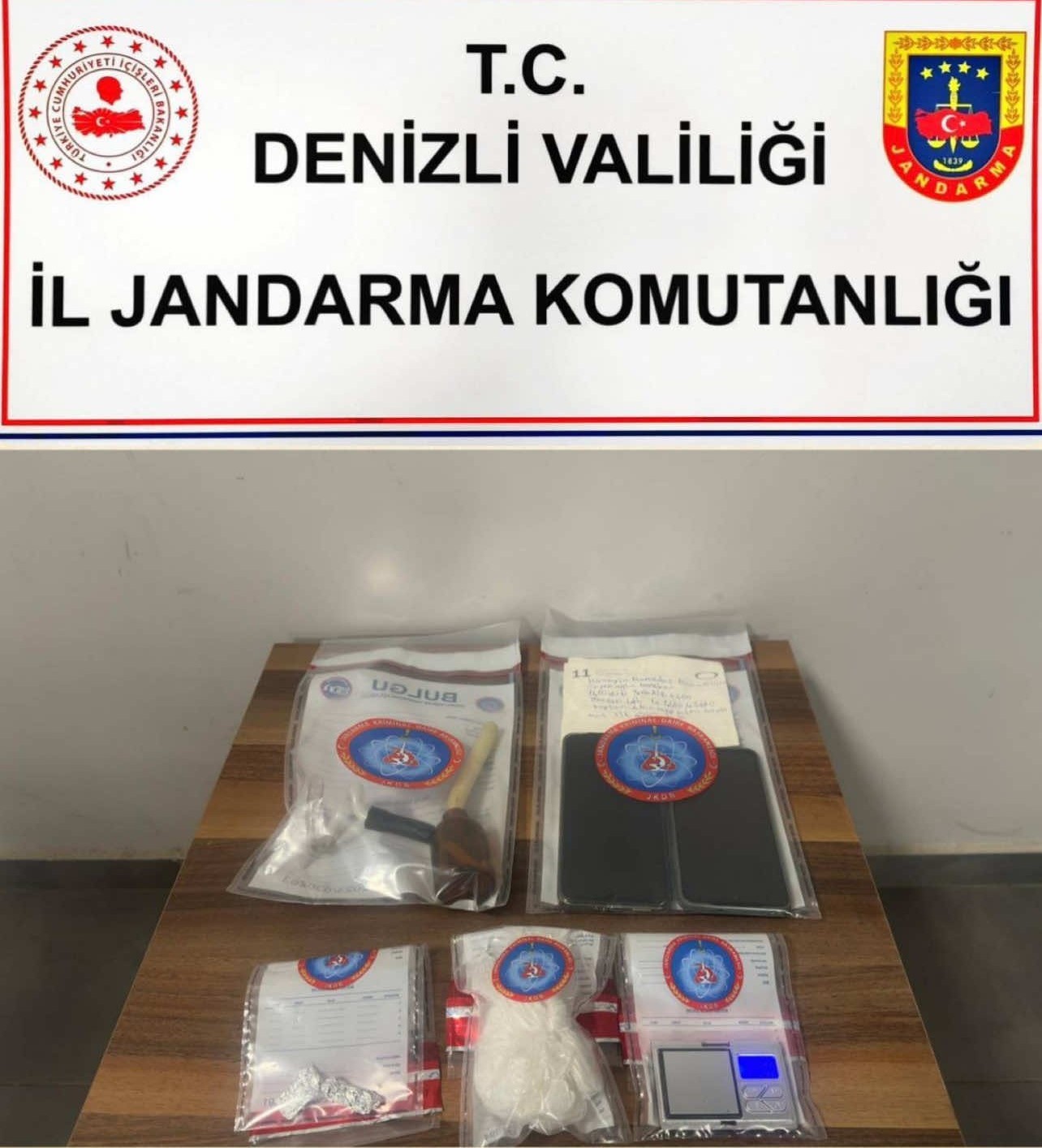 Denizli’de jandarma uyuşturucu tacirlerine geçit vermiyor