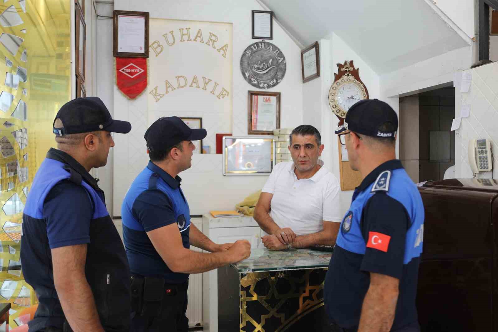 Elazığ’da zabıta ekipleri, bayram denetimini artırdı
