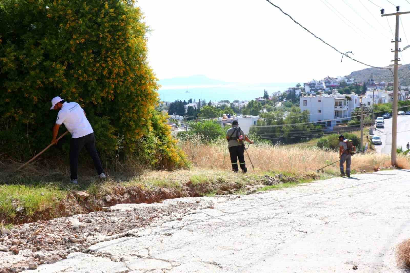 Belediyeden çevre temizliği çalışmaları
