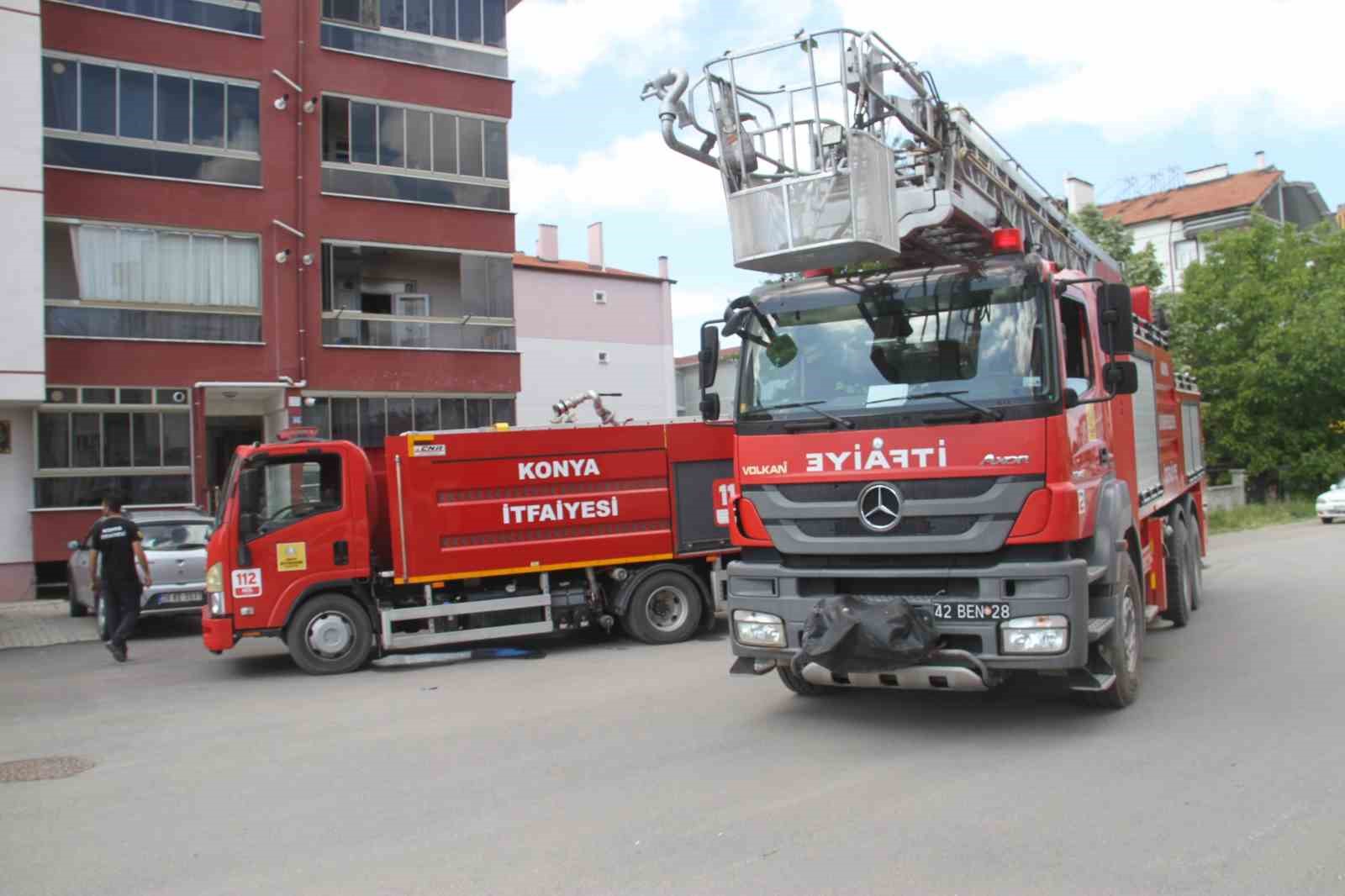 Beyşehir ve Hüyük’te yangın