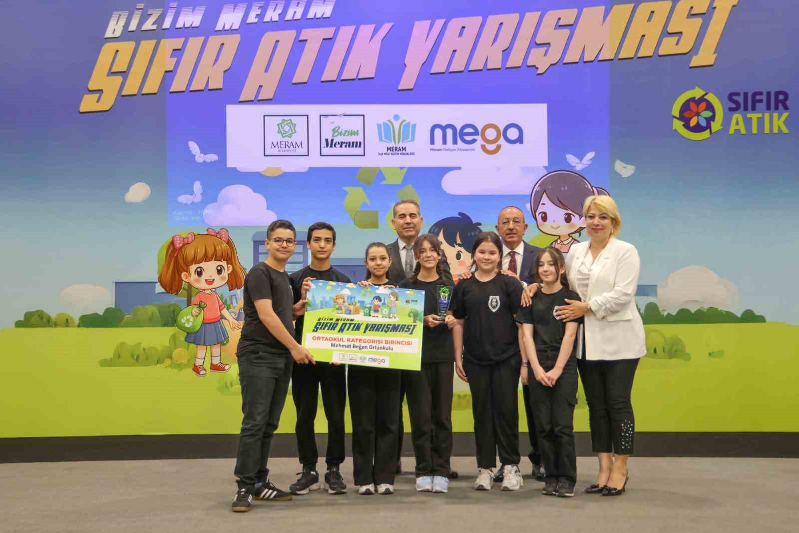 ‘Bizim Meram Sıfır Atık Yarışması’ ödülleri sahiplerini buldu