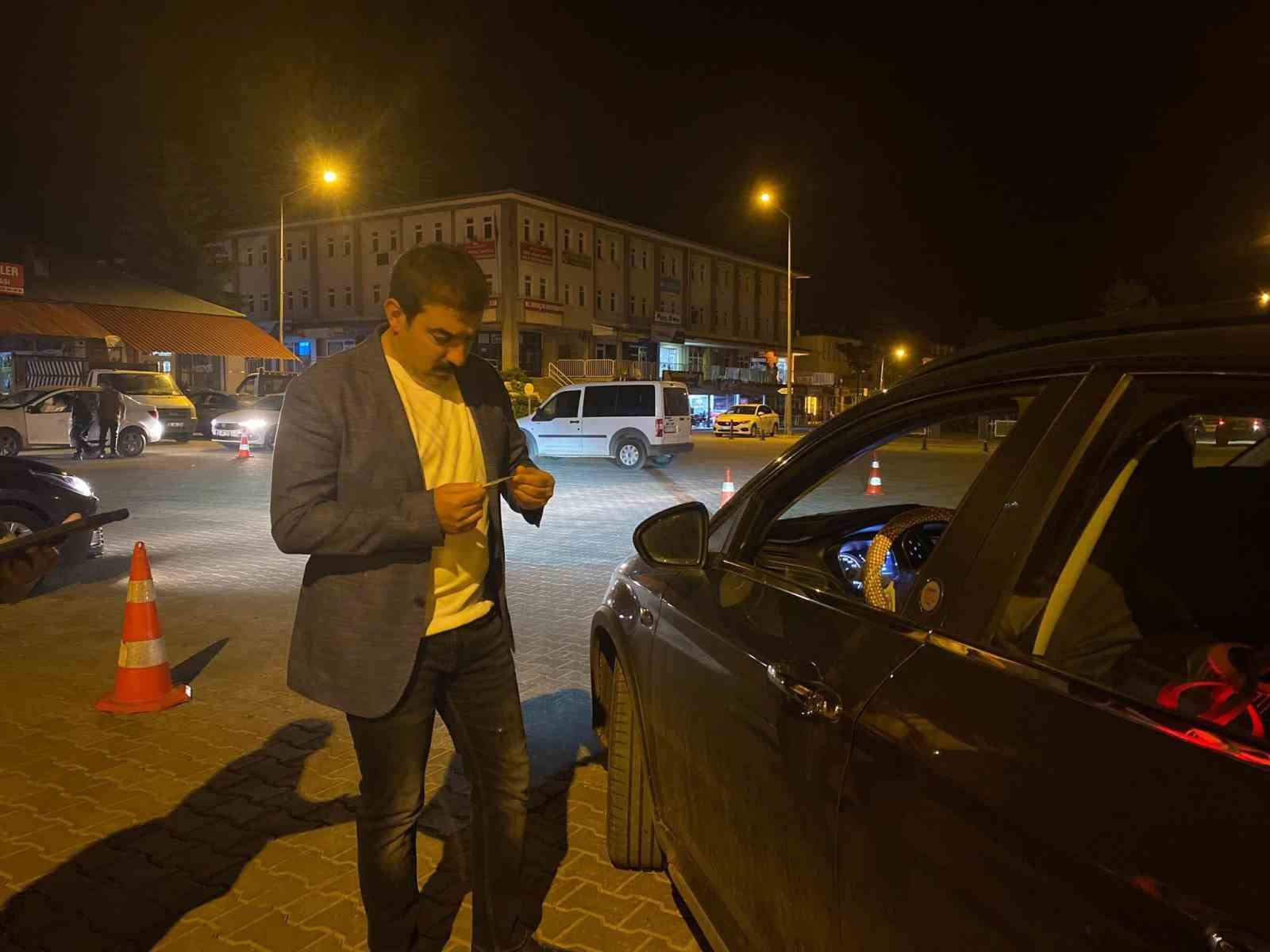 Arpaçay’da kaymakam uygulama yaptı