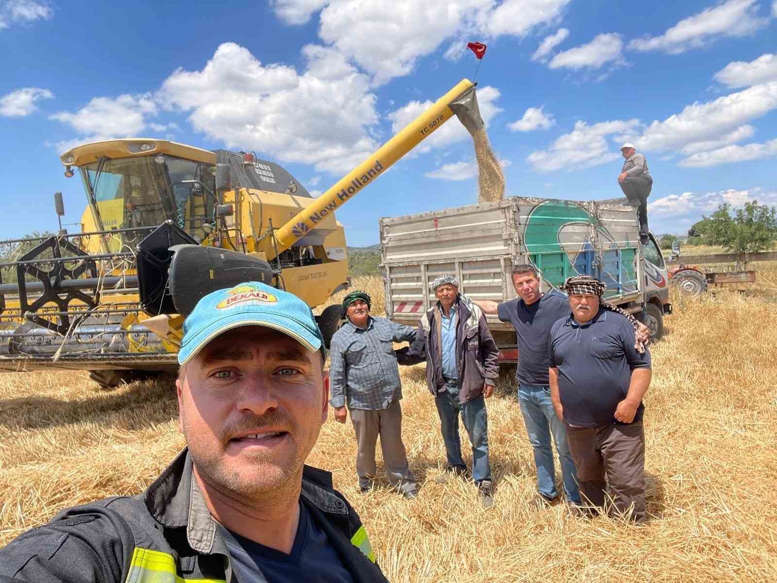 Aliağa’da 2025 yılı hububat hasatı başladı