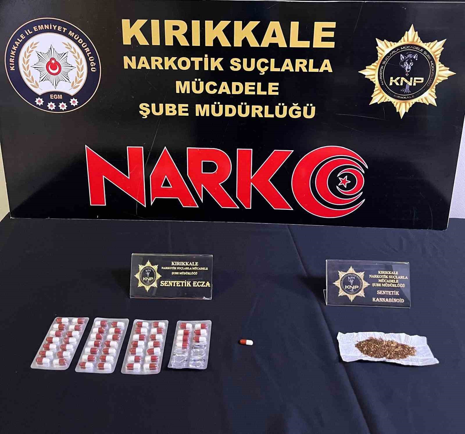 Kırıkkale’de bir haftada uyuşturucudan 3 şüpheli tutuklandı