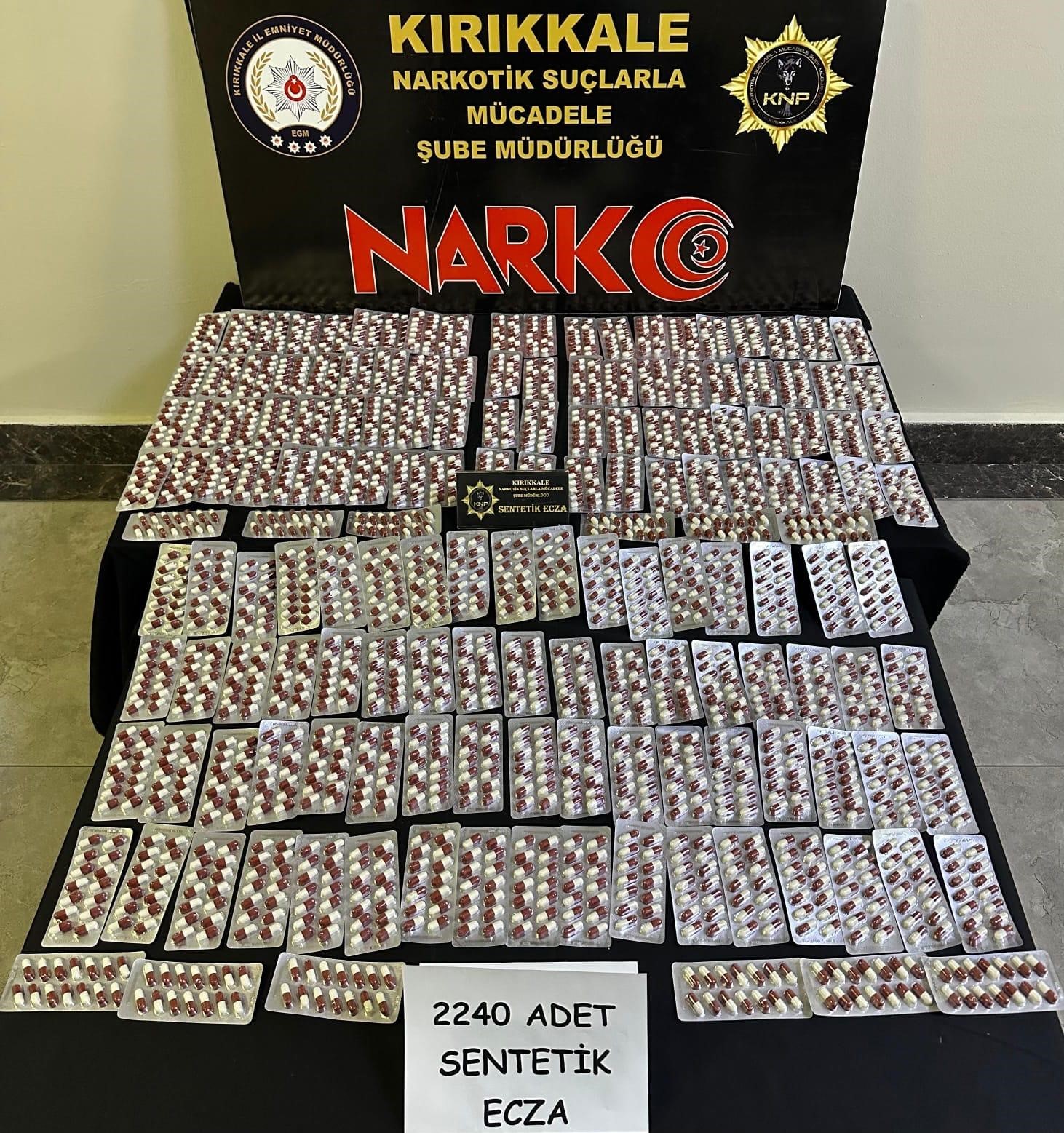 Kırıkkale&rsquo;de bir haftada uyuşturucudan 3 ş&uuml;pheli tutuklandı
