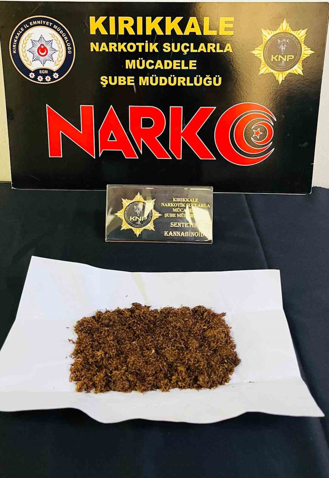 Kırıkkale&rsquo;de uyuşturucu operasyonu: 1 kişi tutuklandı
