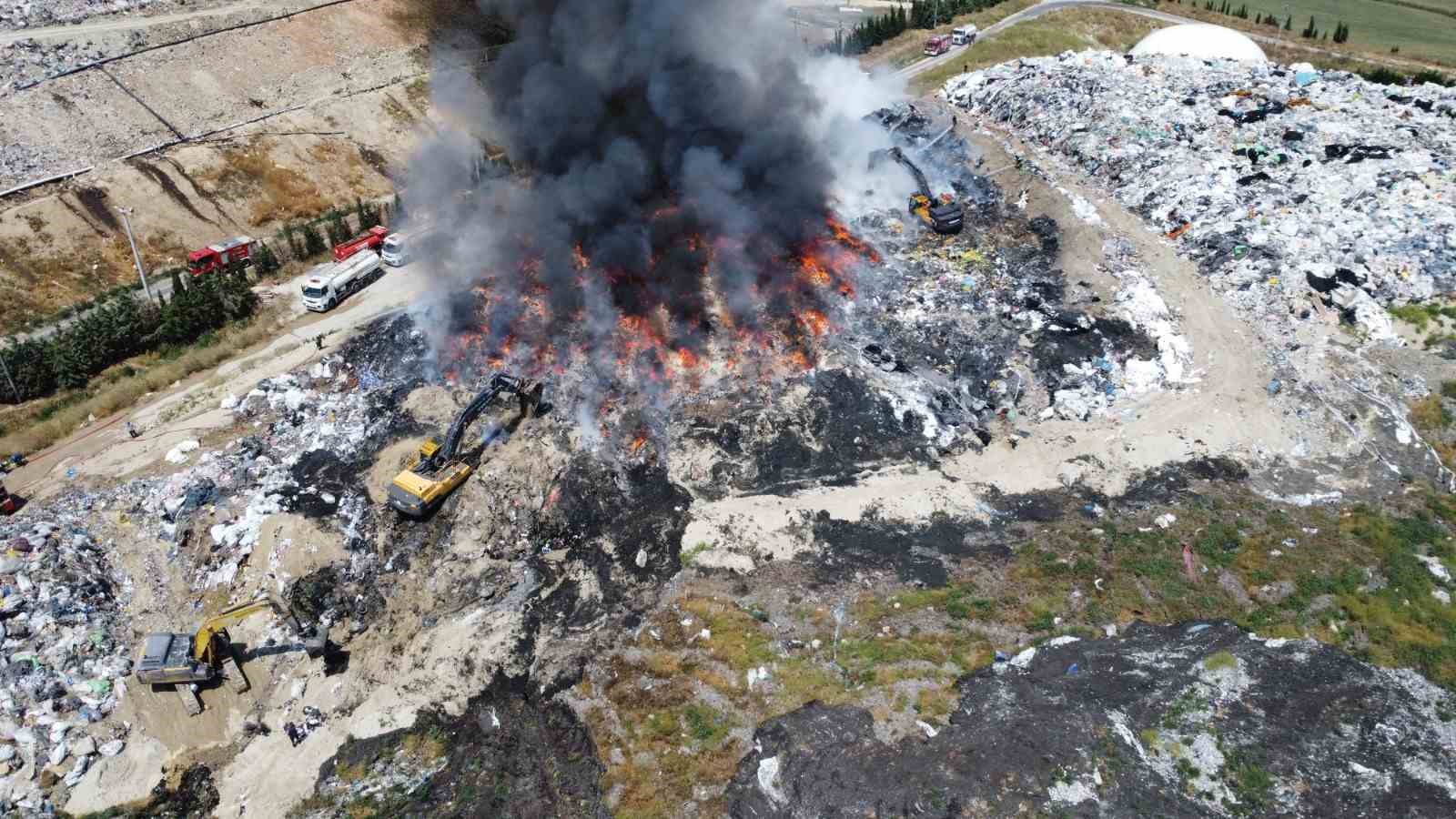 Tekirdağ&rsquo;da geri d&ouml;n&uuml;ş&uuml;m tesisinde yangın
