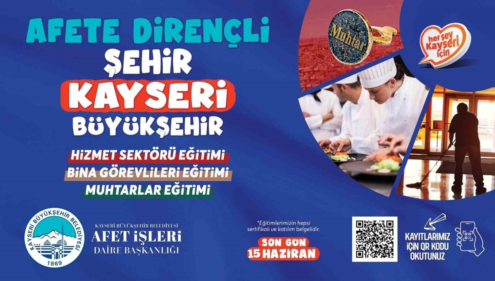 Büyükşehirden afetlere karşı toplum müdahale eğitimlerinde kayıtlar uzatıldı