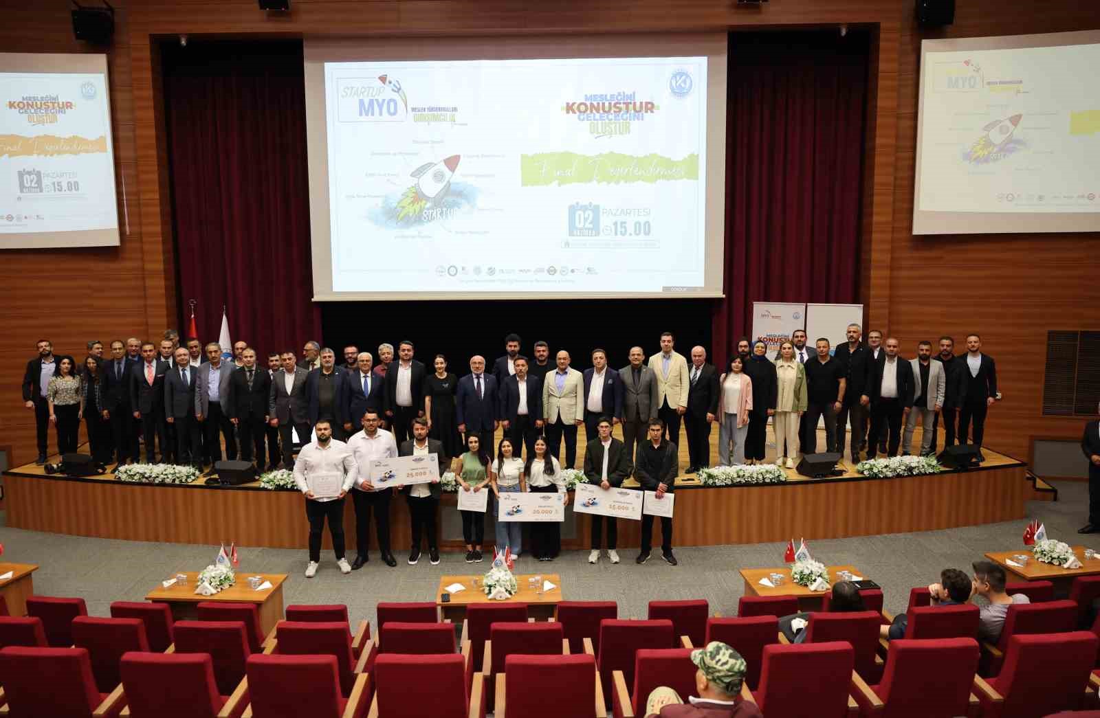 KAY&Uuml; &lsquo;StartUpMYO&rsquo; Girişimcilik Yarışması&rsquo;nda &ouml;d&uuml;ller sahiplerini buldu
