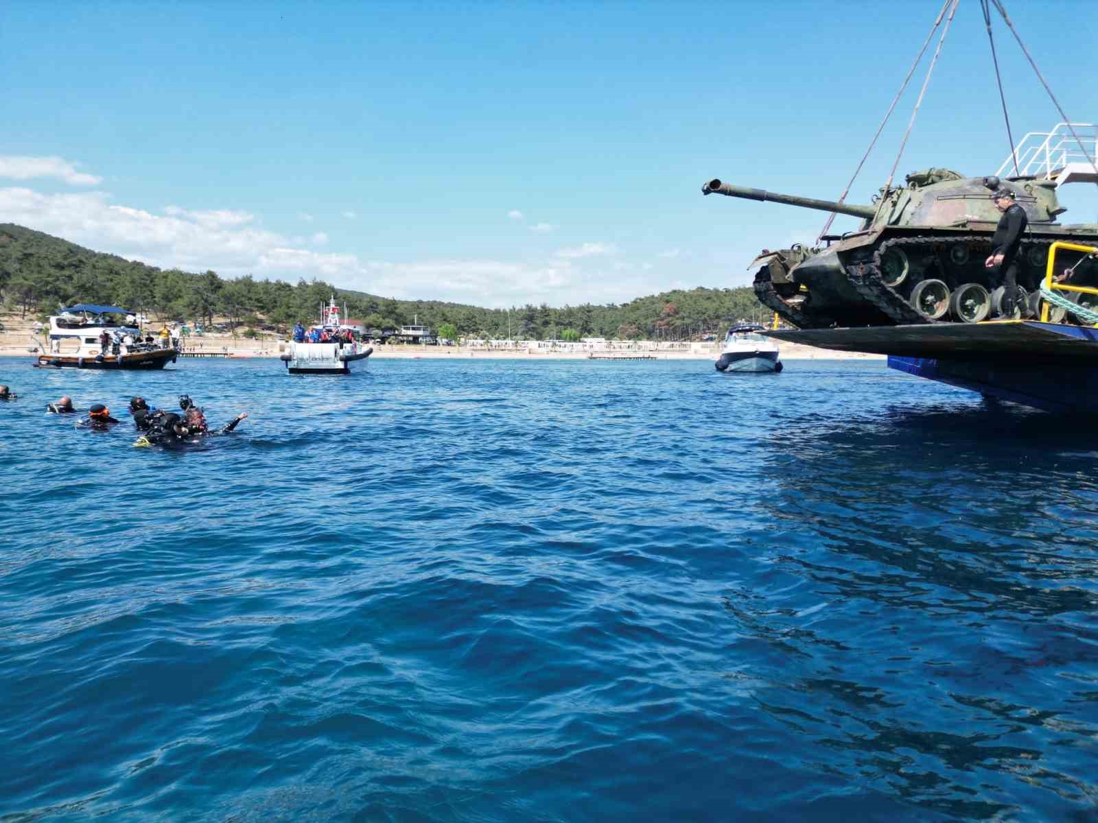 Kıbrıs Barış Harekatı’na katılan tank Saros Körfezi’nde batırıldı

