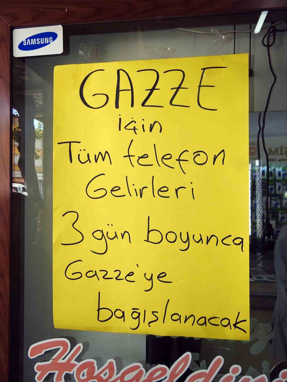 Gaziantepli esnaftan Gazze&rsquo;ye anlamlı destek
