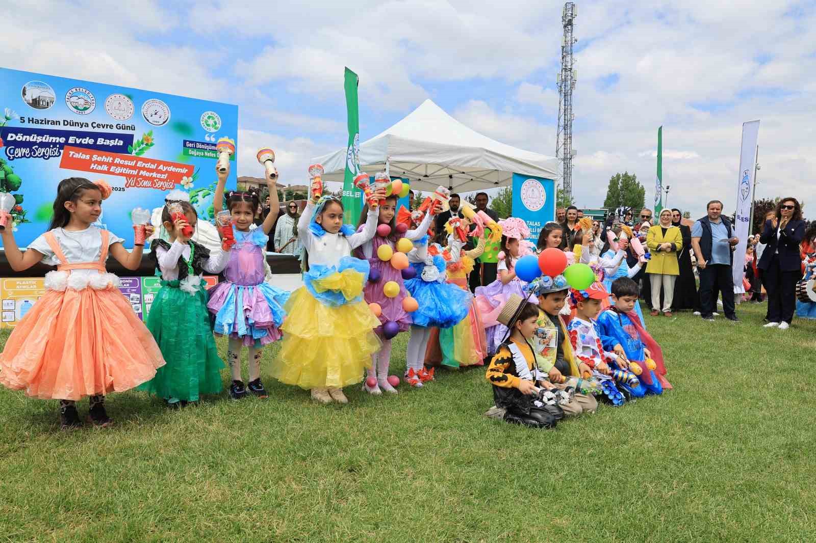 Talas&rsquo;ta &Ccedil;evre G&uuml;n&uuml;&rsquo;ne renkli ve anlamlı kutlama
