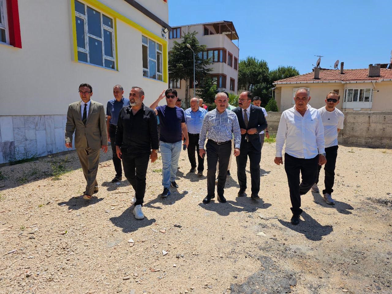 Balıkesir’de okul inşaatları yerinde incelendi