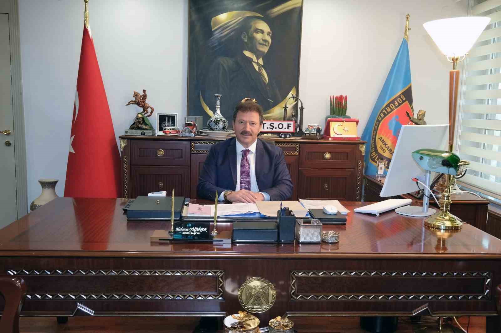 TŞOF Başkanı Yiğiner: "Bayramda vatandaşlarımız, trafik kurallarını ihlal etmemeli ve araçlarını her zamankinden daha dikkatli kullanmalıdırlar"