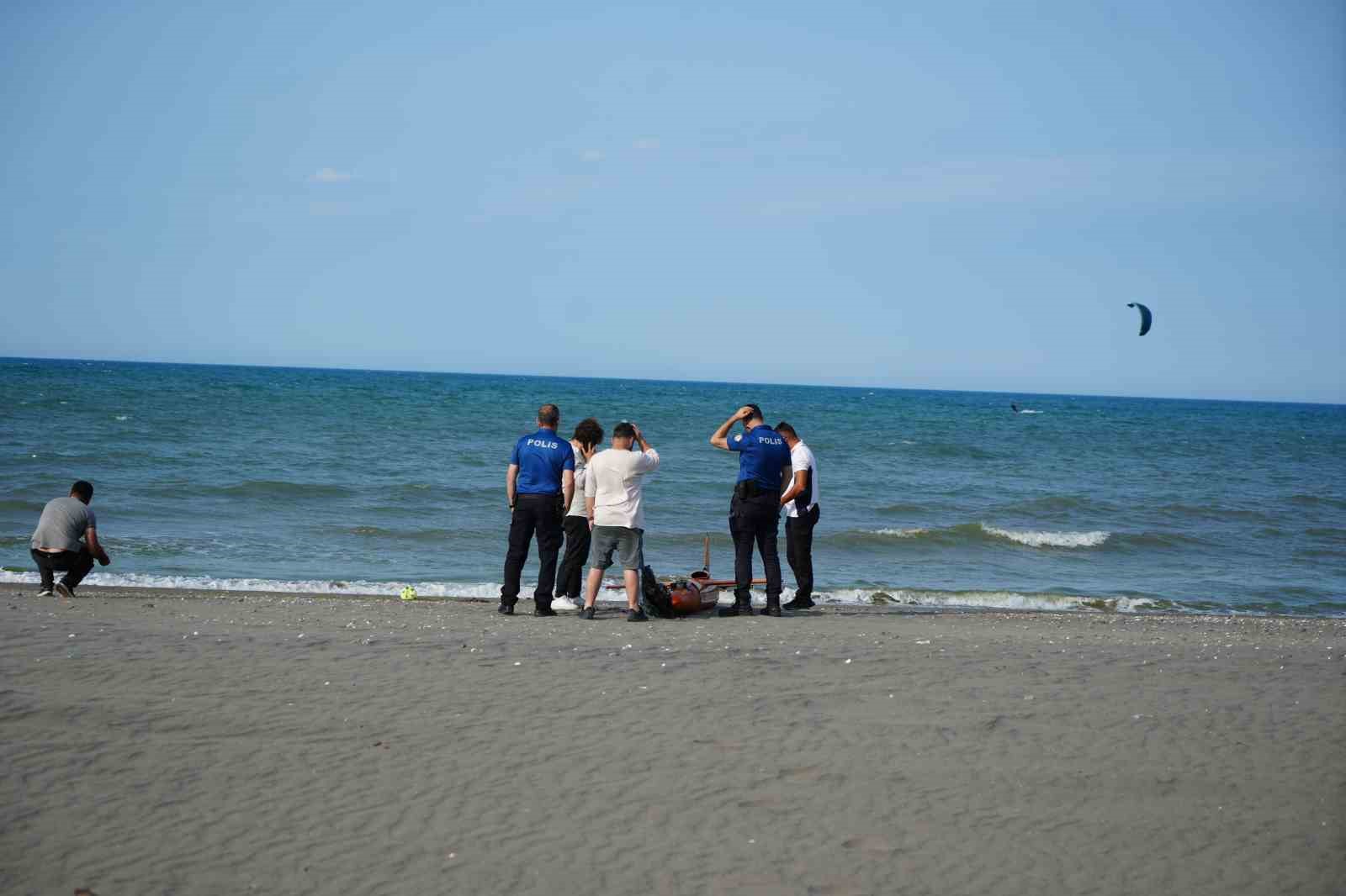Şimşek İHA Samsun’da sahile vurdu