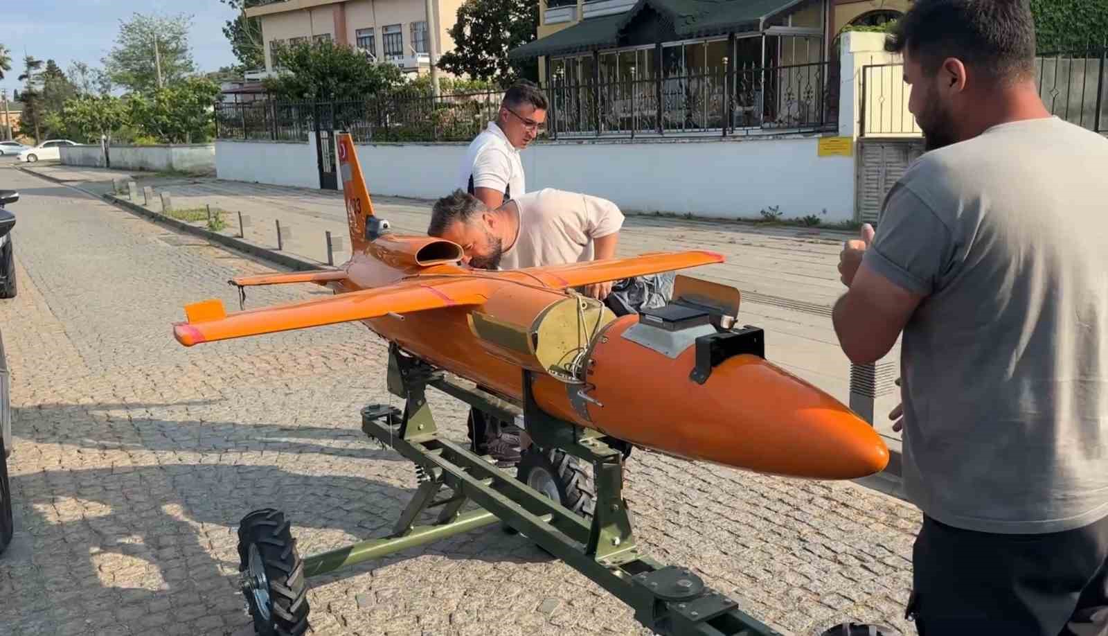 Şimşek İHA Samsun&rsquo;da sahile vurdu
