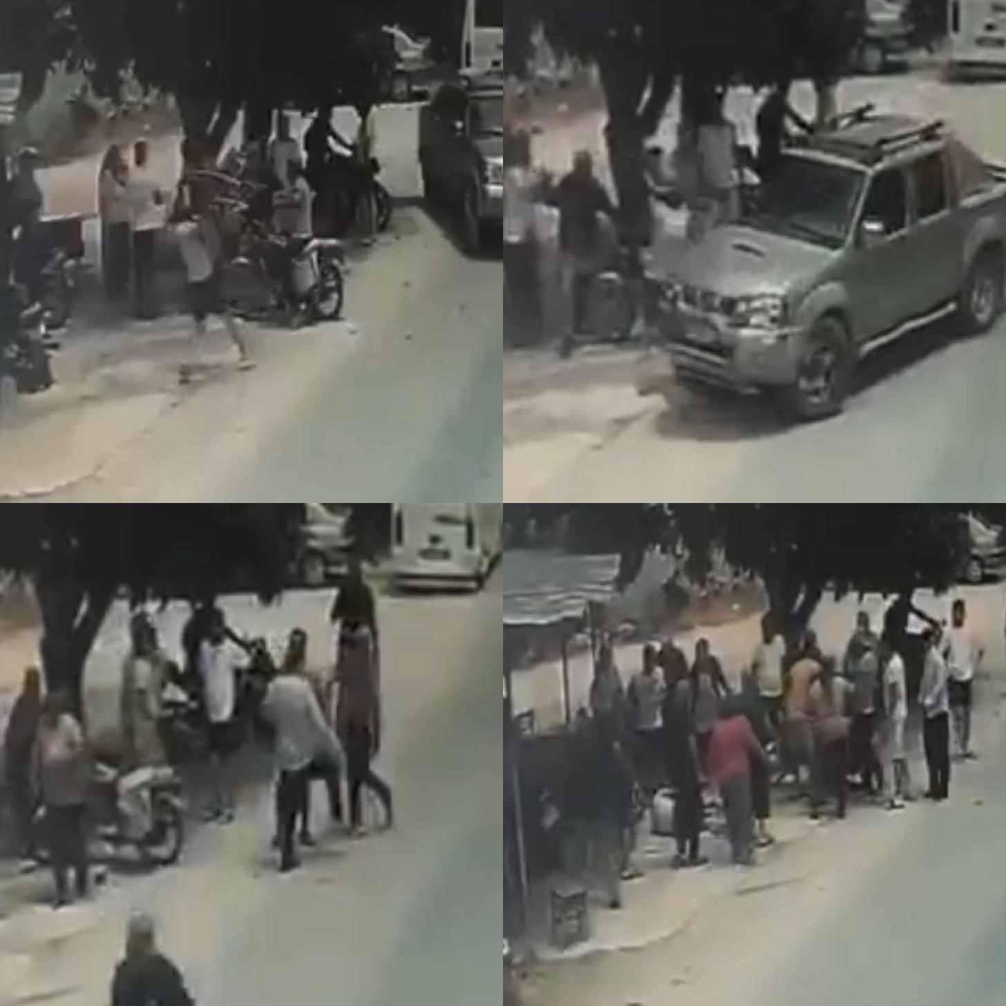 İki farklı olayda araçla insanlara çarptılar: O anlar kamerada