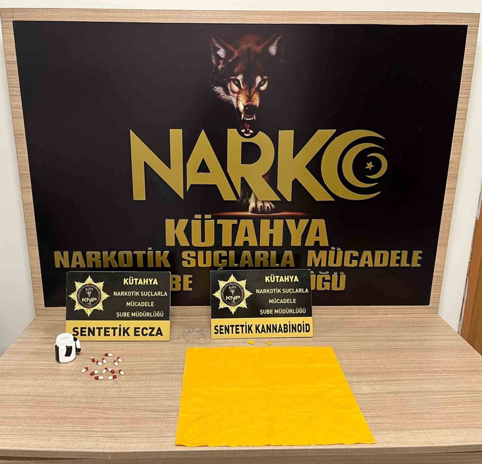 Kütahya’da uyuşturucu ticaretine 2 tutuklama