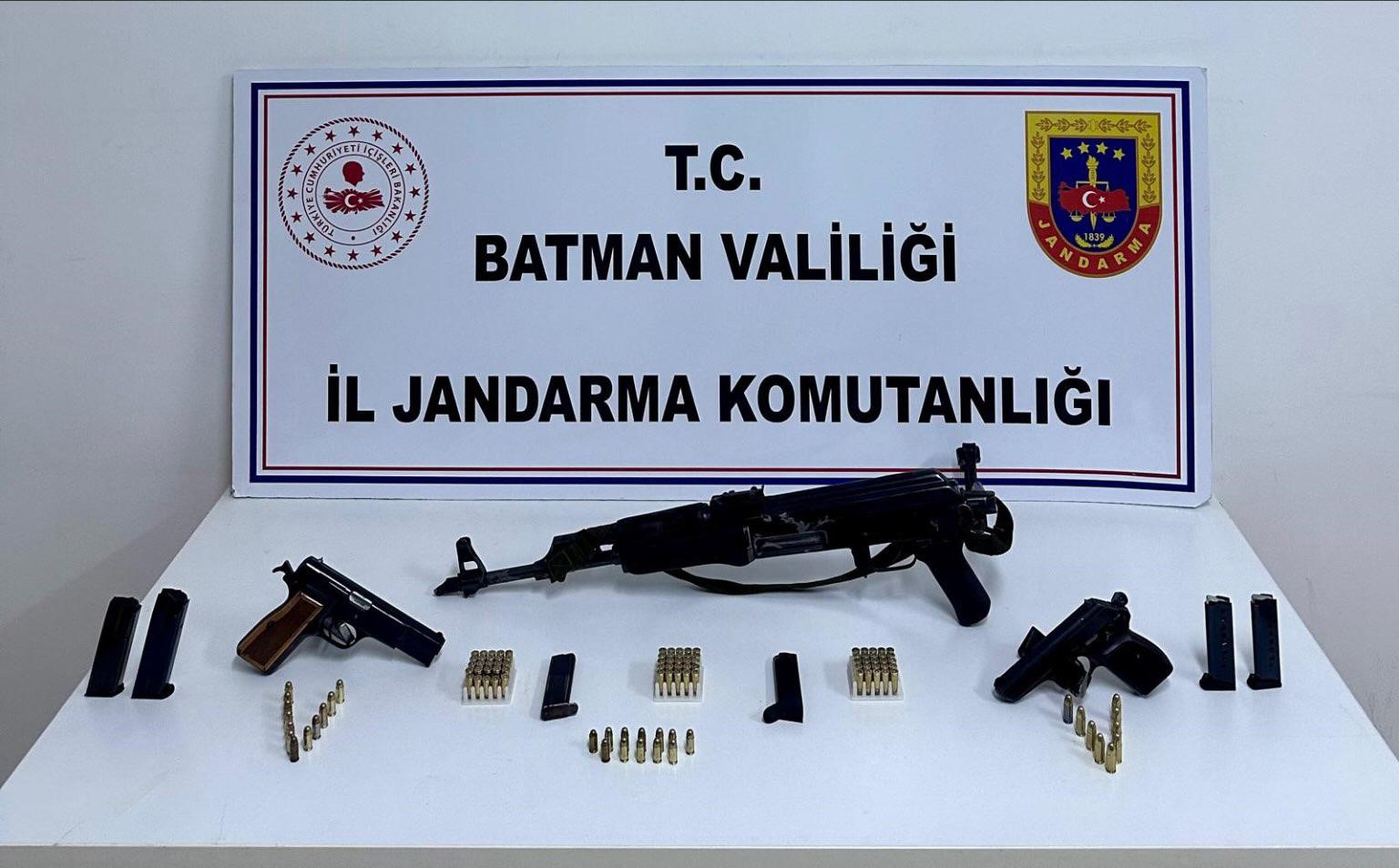 Batman’da uzun namlulu kaçak silah ile yakalanan şahıs tutuklandı