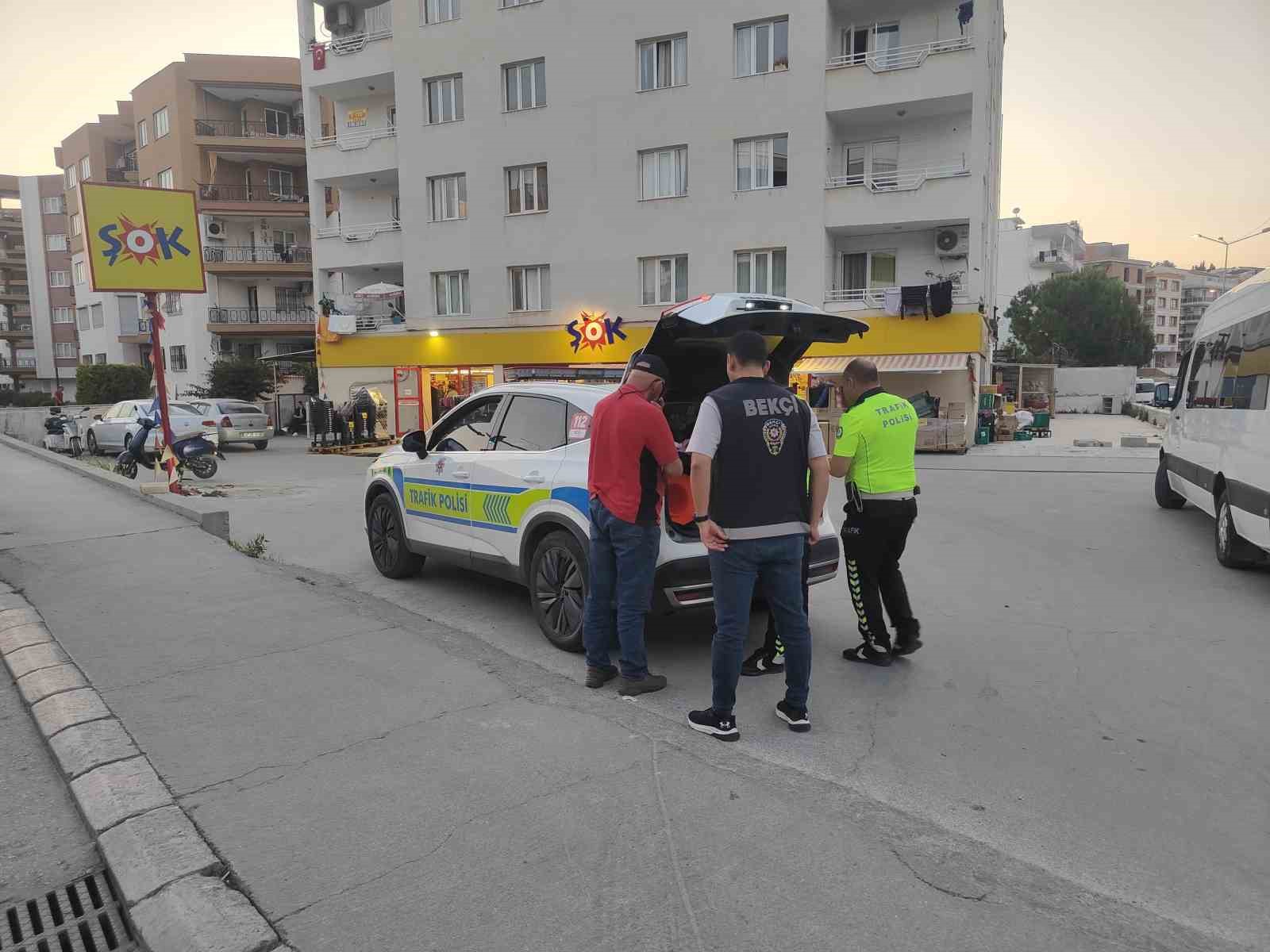 Ayakta zor duruyordu, araç kullanırken yakalandı