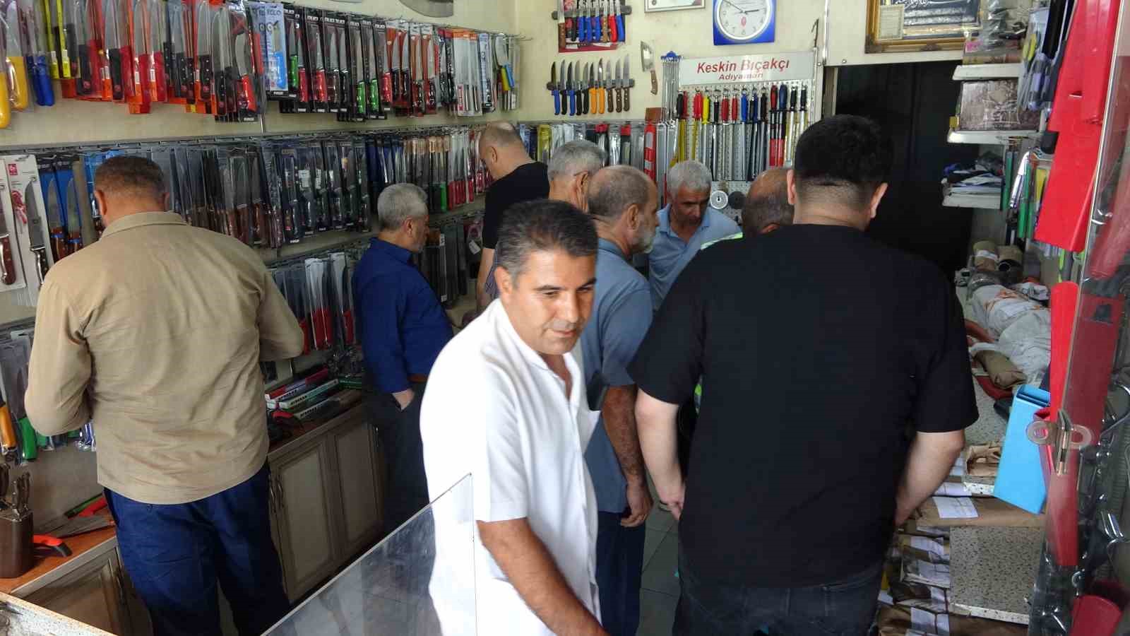 Adıyaman’da bileyicilerde Kurban Bayramı yoğunluğu