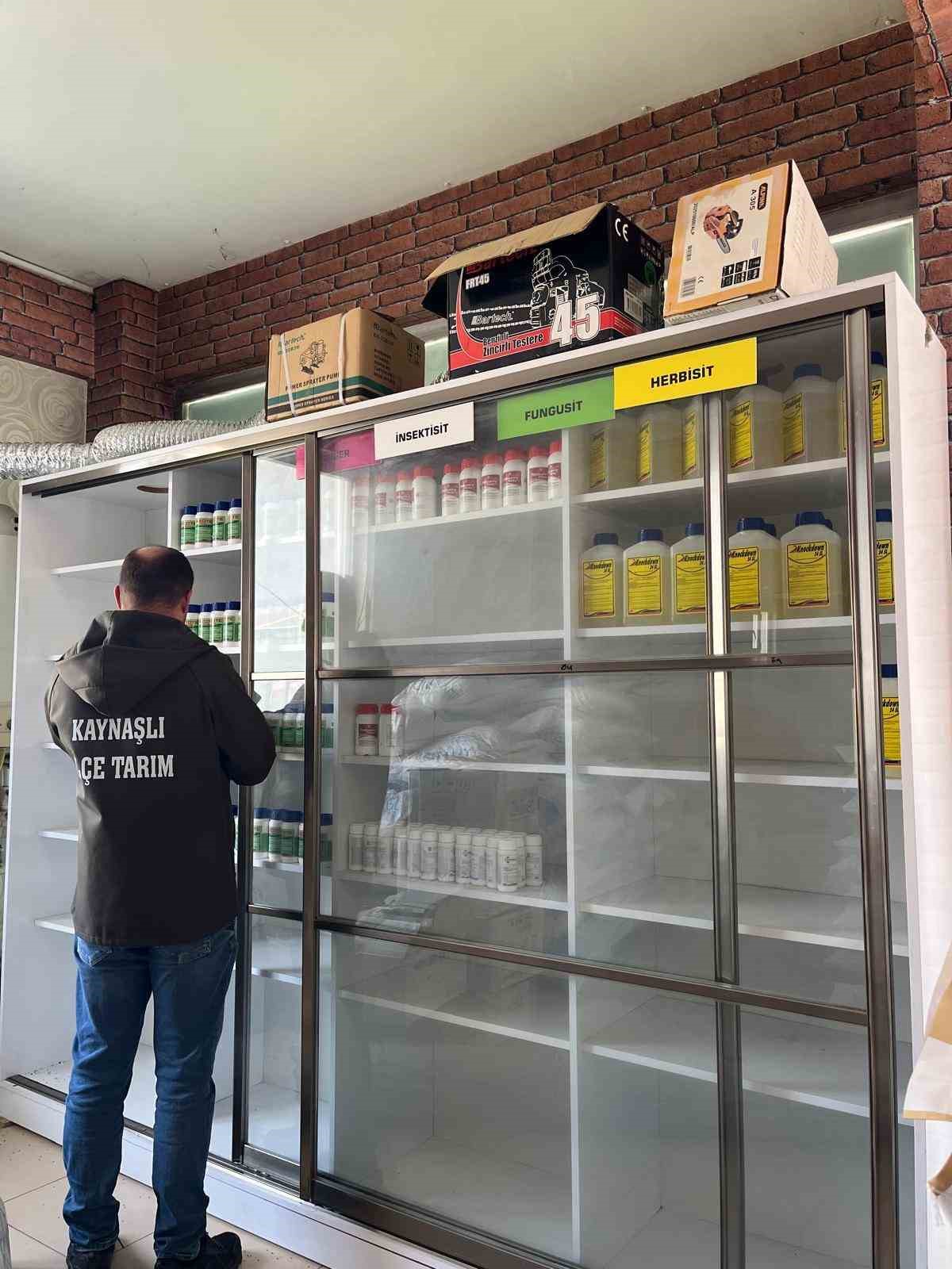 D&uuml;zce&rsquo;de zirai ila&ccedil; bayilerine denetim
