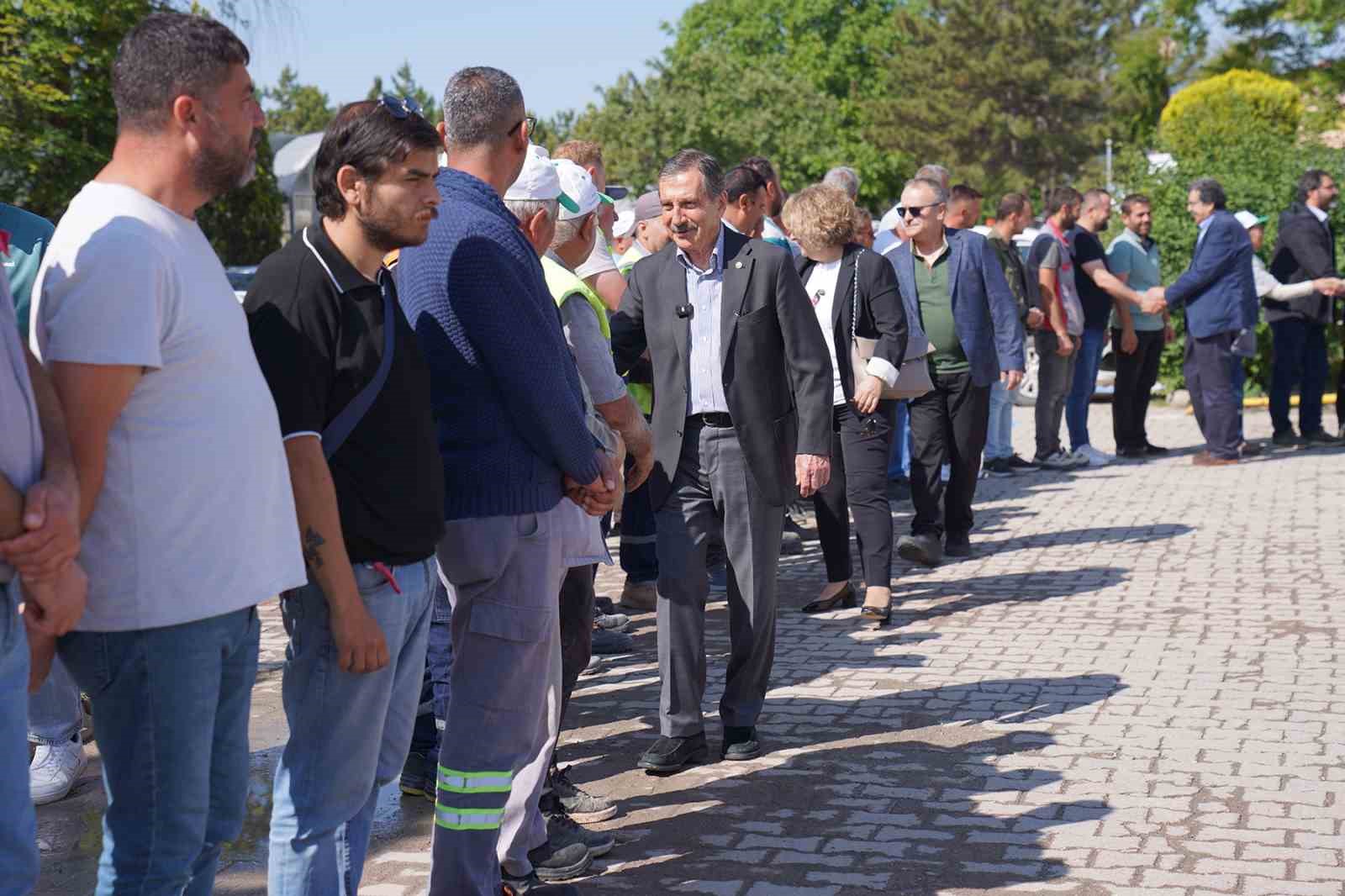 Tepebaşı’nda bayramlaşma