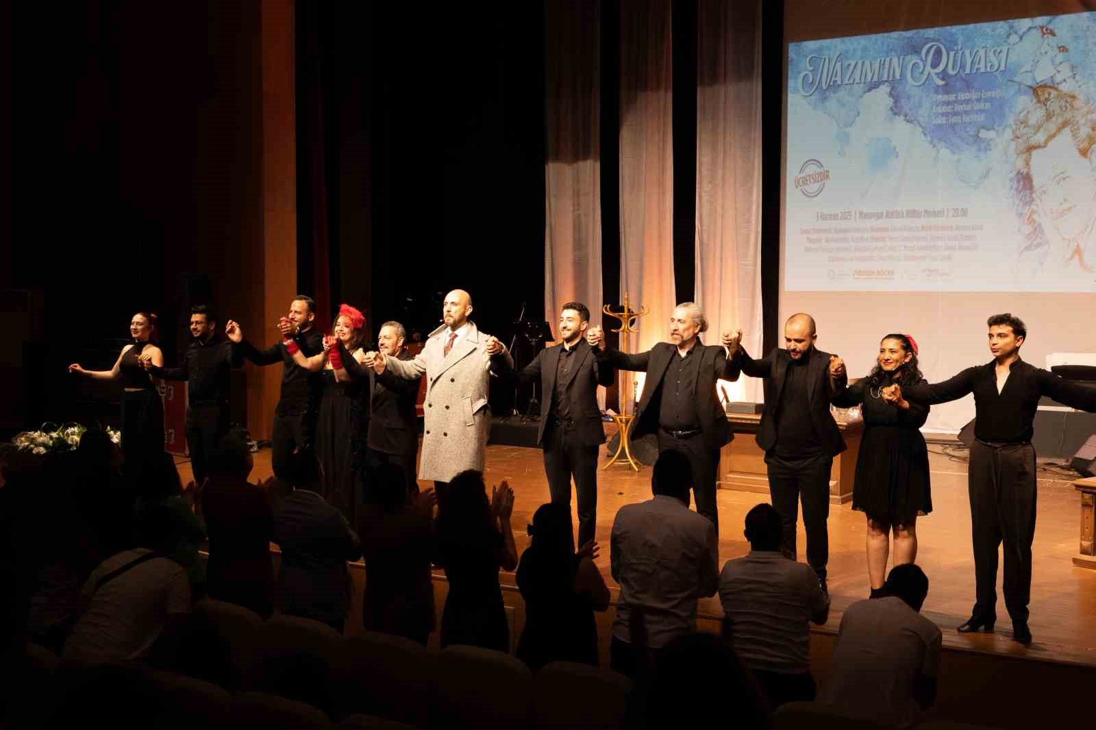 Nazım Hikmet, vefatının 62. yılında Manavgat’ta "Nazım’ın rüyası" ile anıldı
