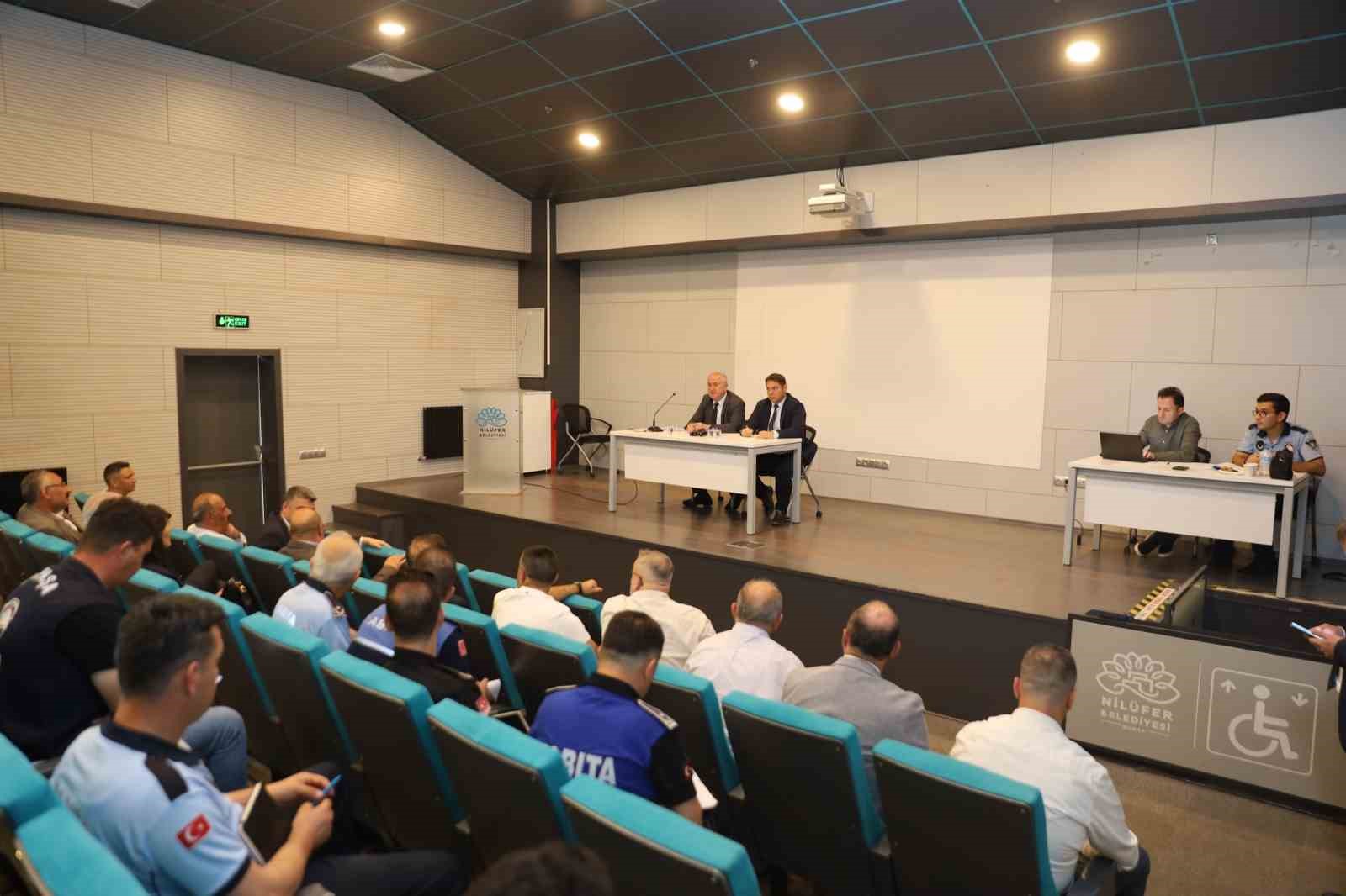 Zabıta teşkilatından Kurban Bayramı &ouml;ncesi koordinasyon toplantısı
