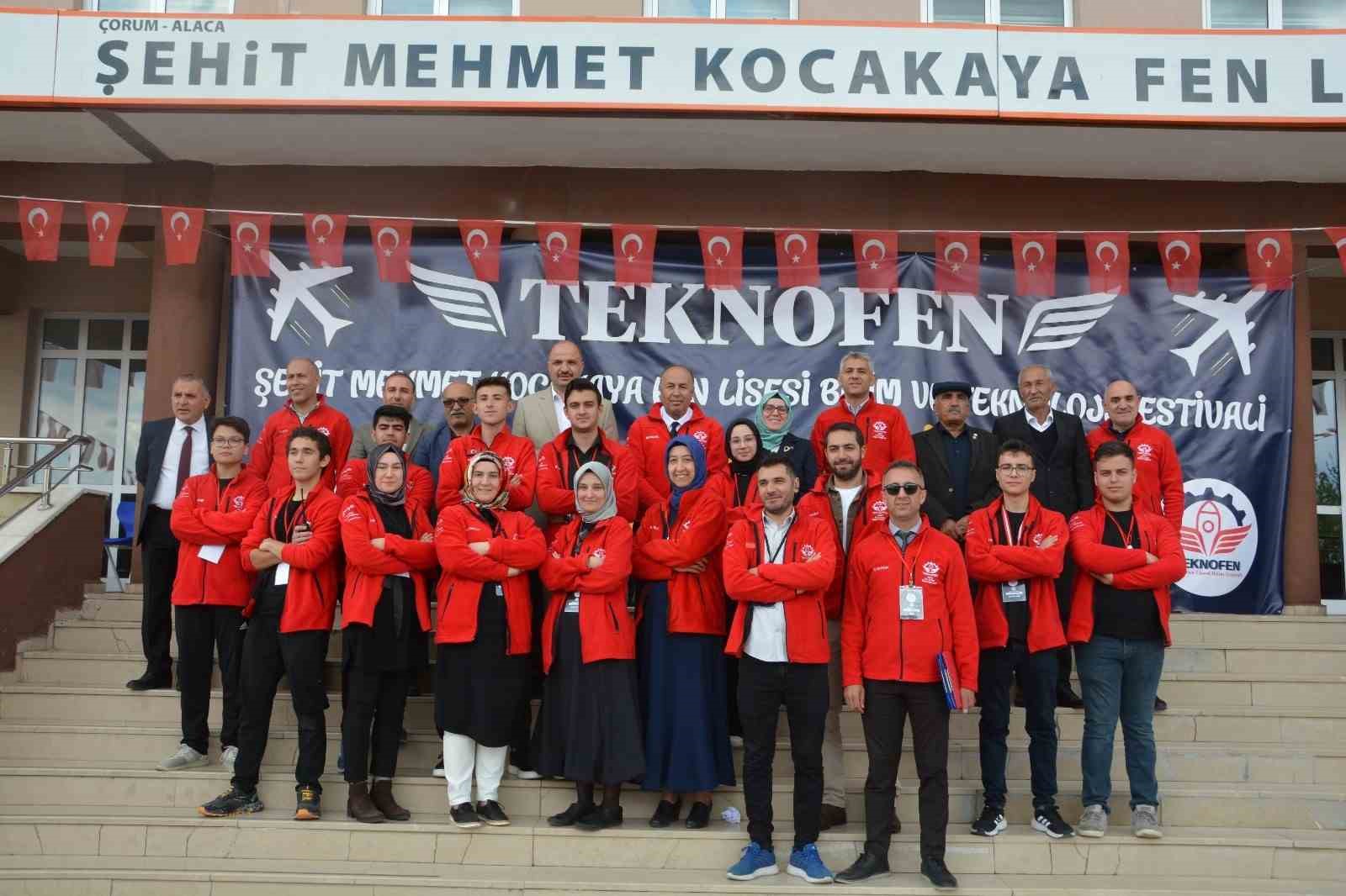 Alaca’da bilim ve teknoloji rüzgarı: TEKNOFEN festivali yoğun ilgi gördü