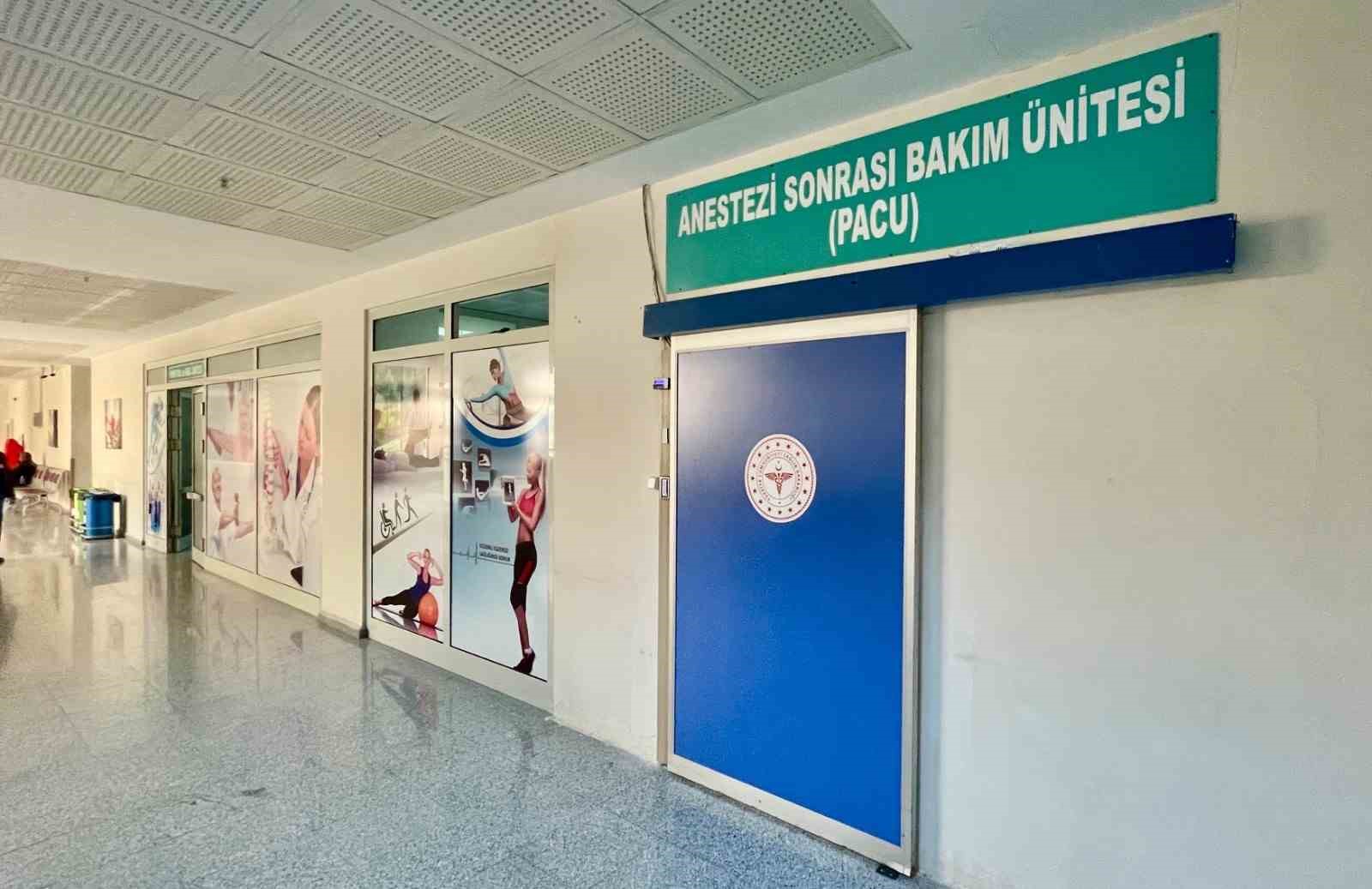 Milletvekili Şahin: "Anestezi sonrası bakım ünitesi hizmet vermeye başladı"
