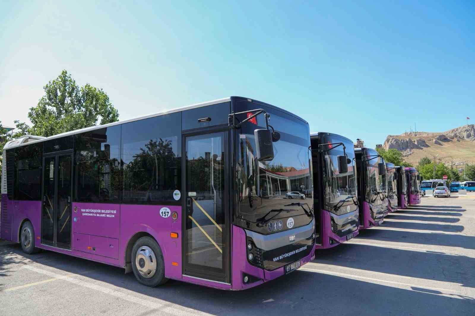 Van Büyükşehir Belediyesinden bayramda ücretsiz ulaşım hizmeti